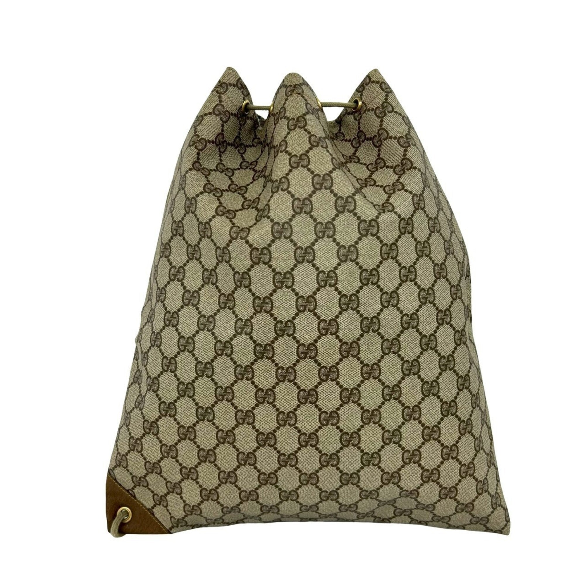 Gucci Brown Pvc Leather Shoulder Bag (Pre-Owned)