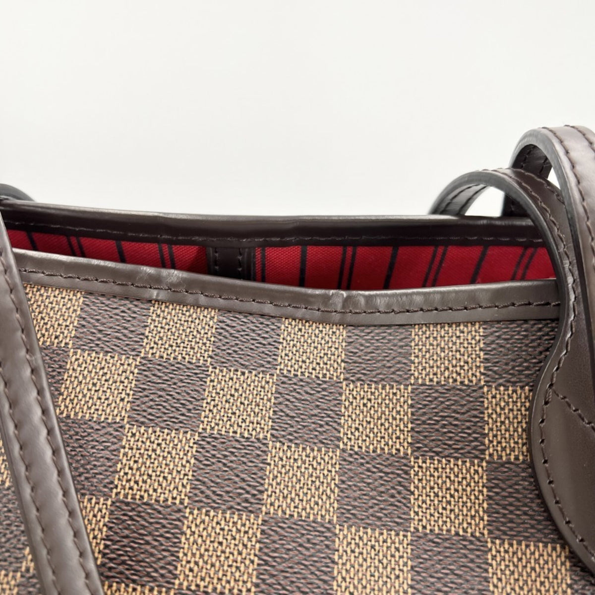 Louis Vuitton Brown Damier Canvas Damier Canvas Handbag Tote Bag (Pre-Owned)