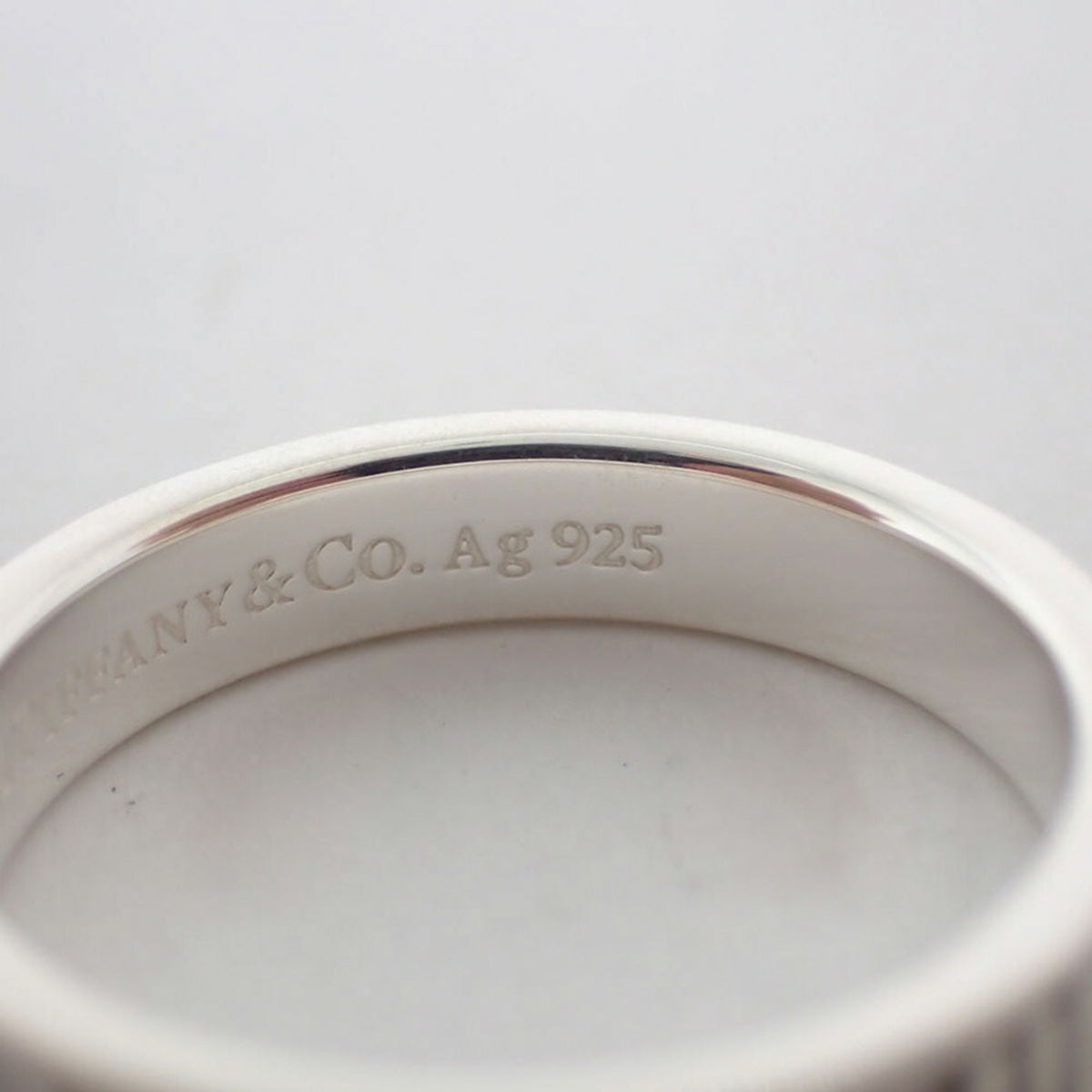 Tiffany Sterling Silver 925 Band Ring (Pre-Owned)