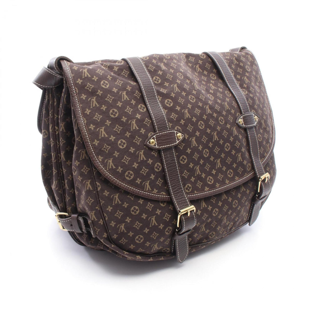 Louis Vuitton Brown Ebene Handbag Shoulder Bag (Pre-Owned)