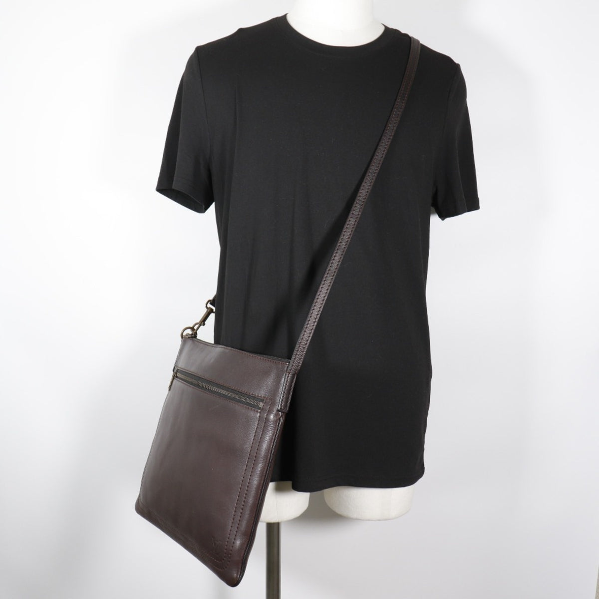 Louis Vuitton Brown Coffee Leather Shoulder Bag (Pre-Owned)