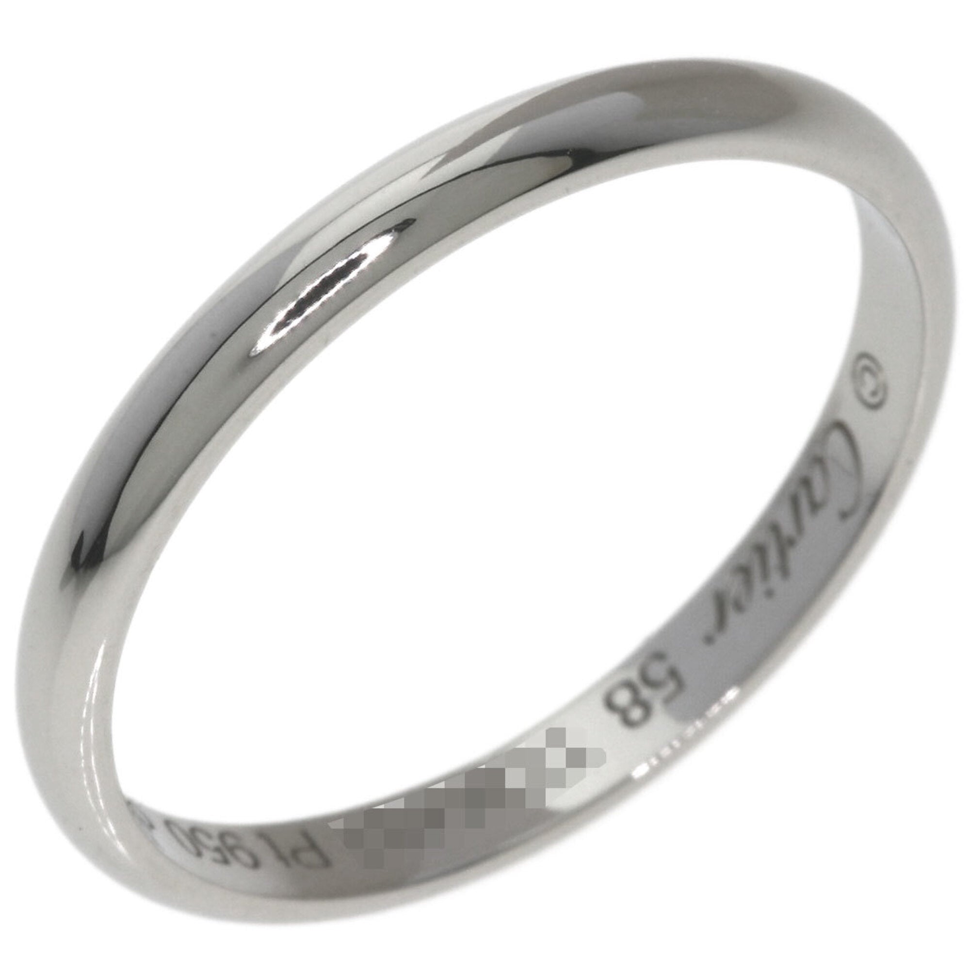 Cartier Platinum 950 Band Ring (Pre-Owned)