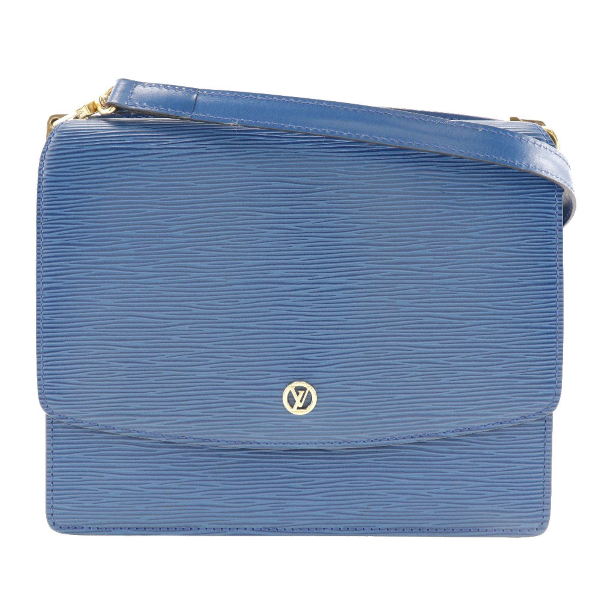 Louis Vuitton Blue Epi Leather Shoulder Bag (Pre-Owned)