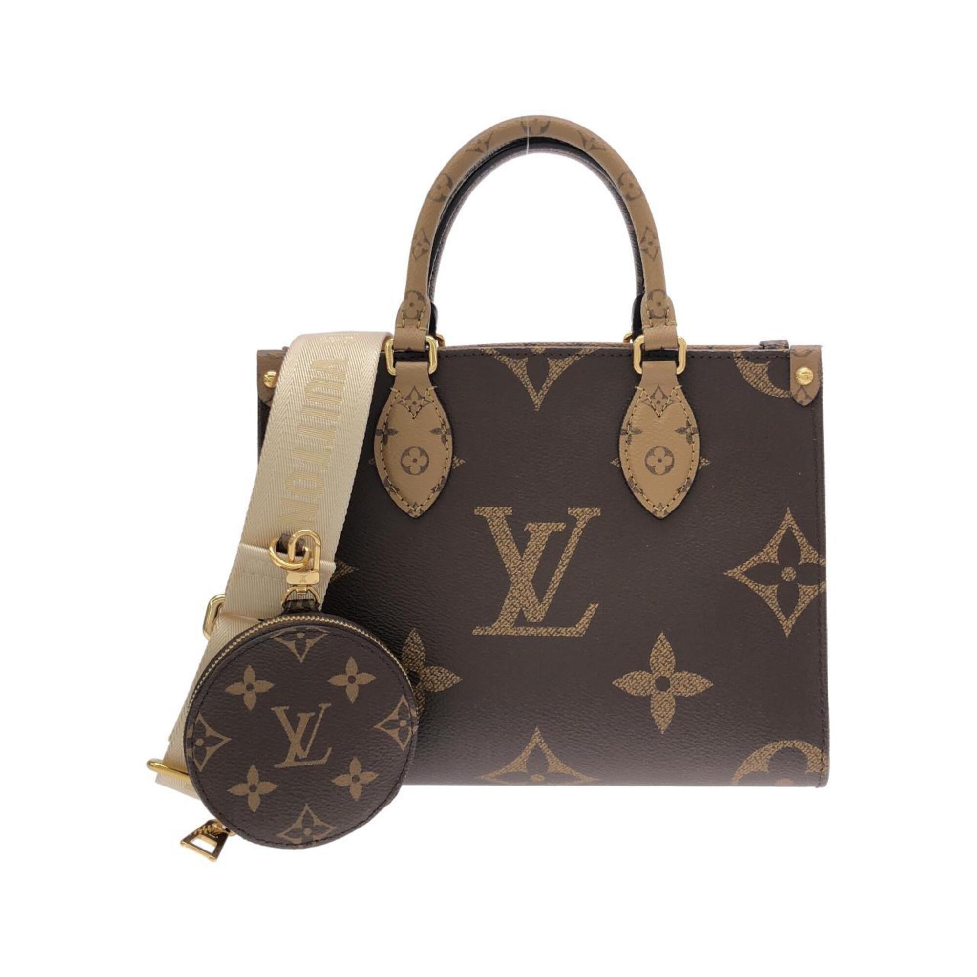 Louis Vuitton Brown Coated Canvas Handbag (Pre-Owned)