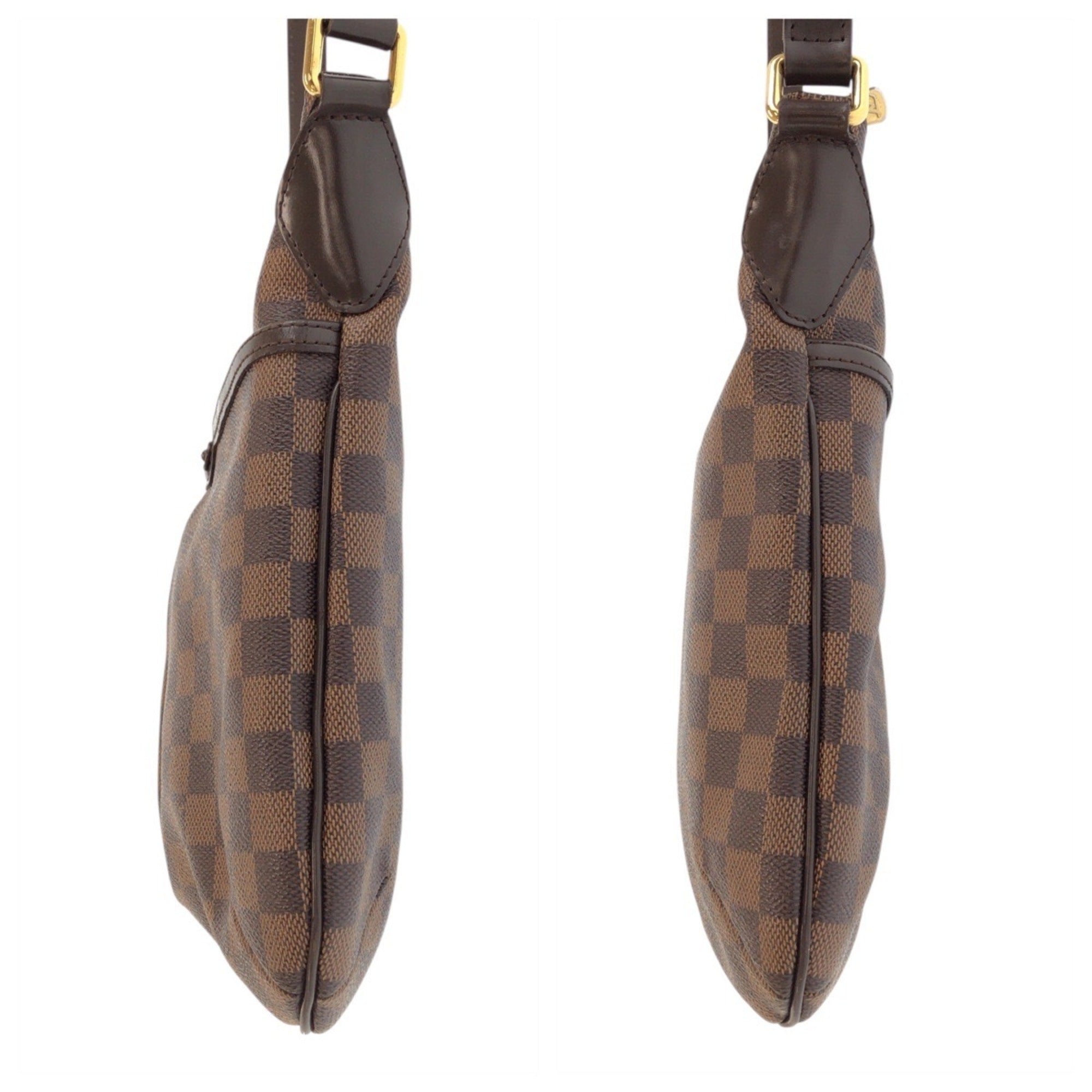 Louis Vuitton Brown Damier Canvas Pvc Leather Messenger Bag Shoulder Bag (Pre-Owned)