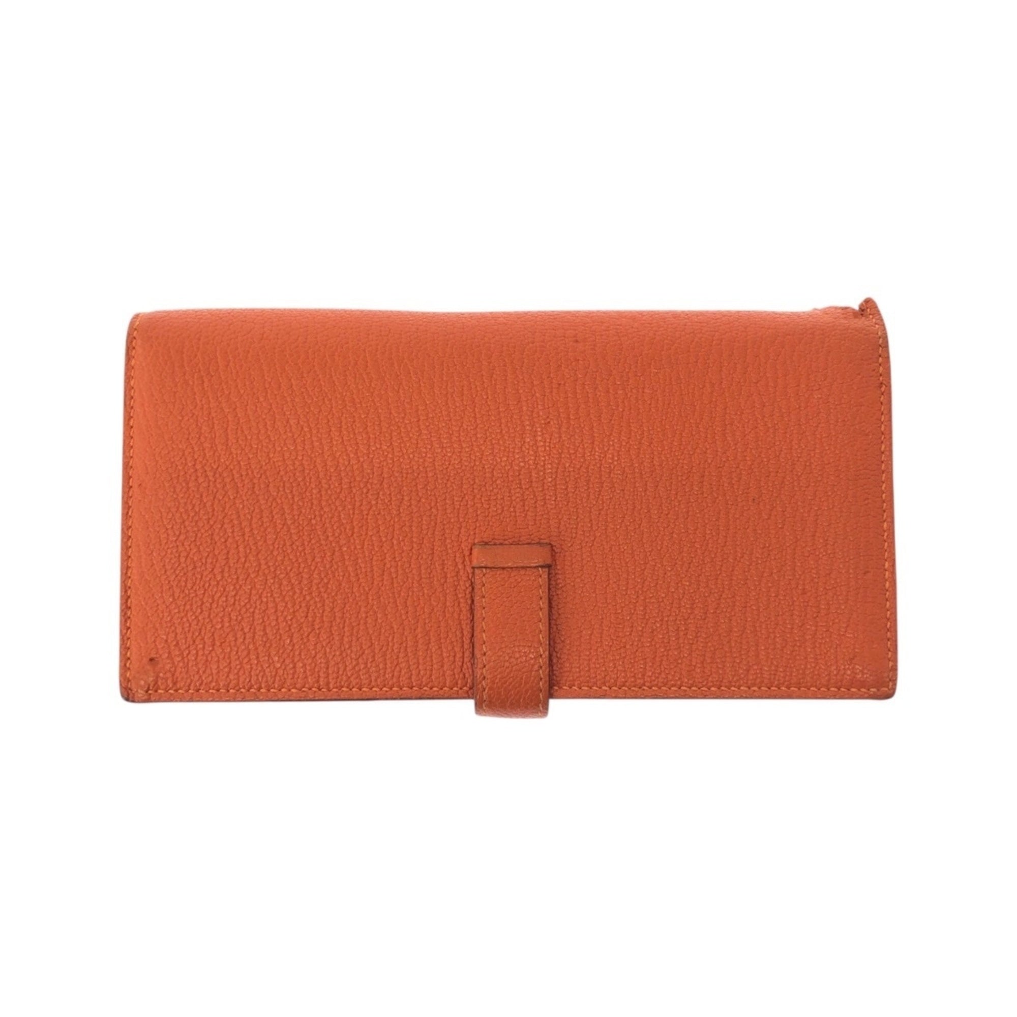 Hermes Orange Epsom Leather Wallet (Bi-Fold) (Pre-Owned)
