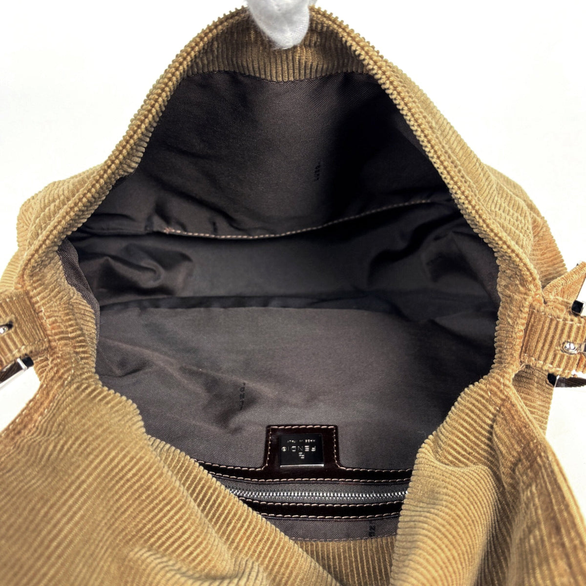 Fendi Brown Suede Shoulder Bag (Pre-Owned)