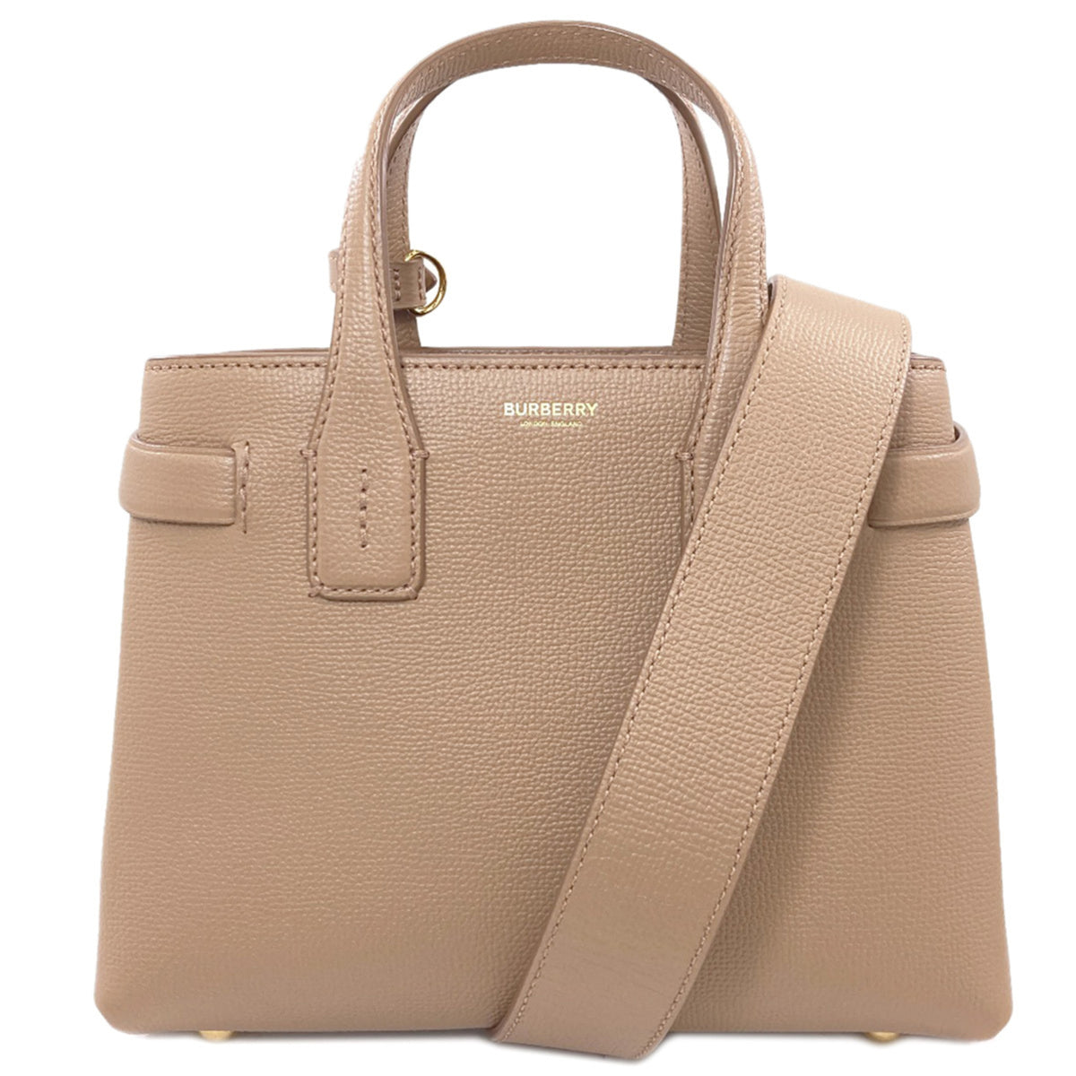 Burberry Brown Leather Handbag (Pre-Owned)