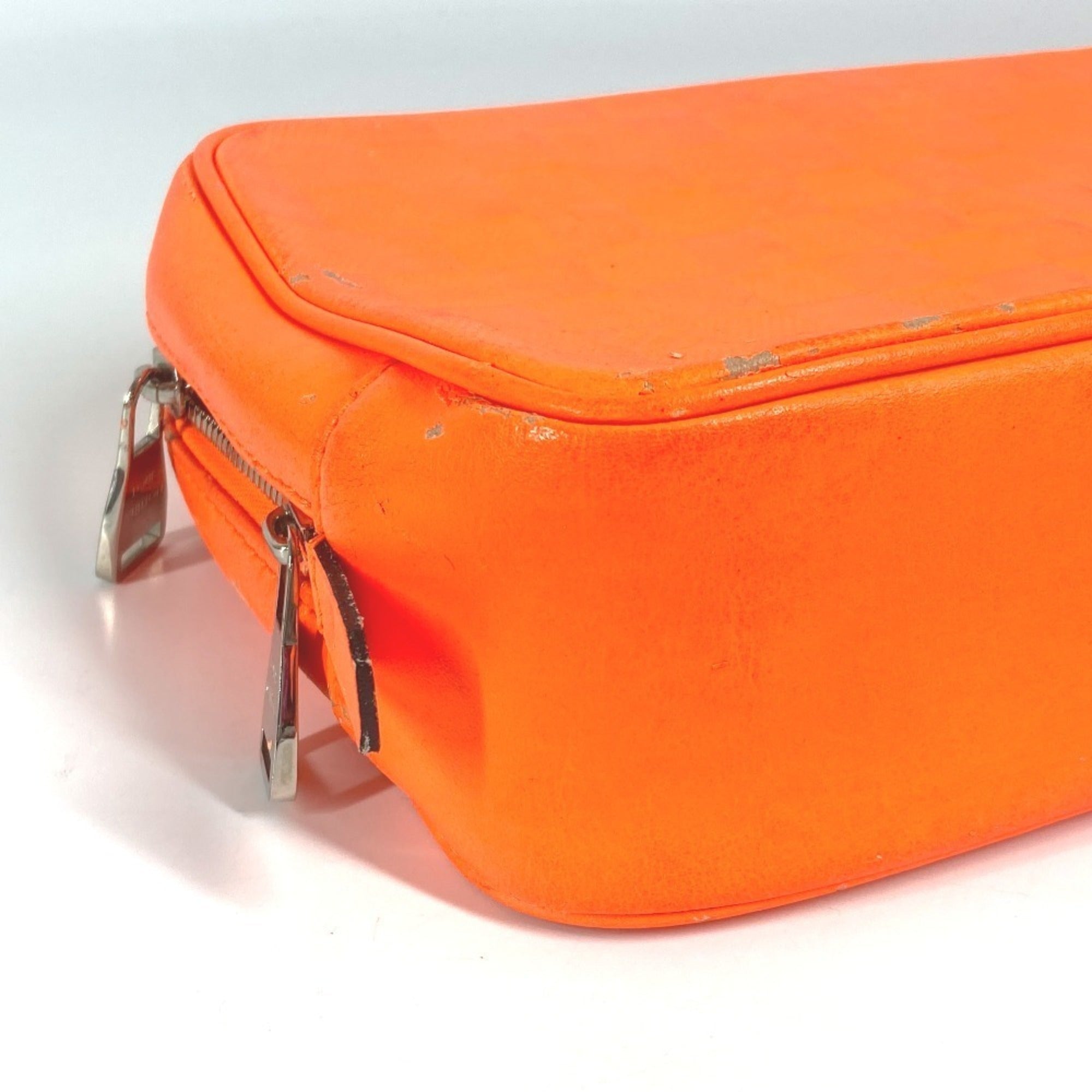 Louis Vuitton Orange Damier Infini Clutch Bag Pouch (Pre-Owned)