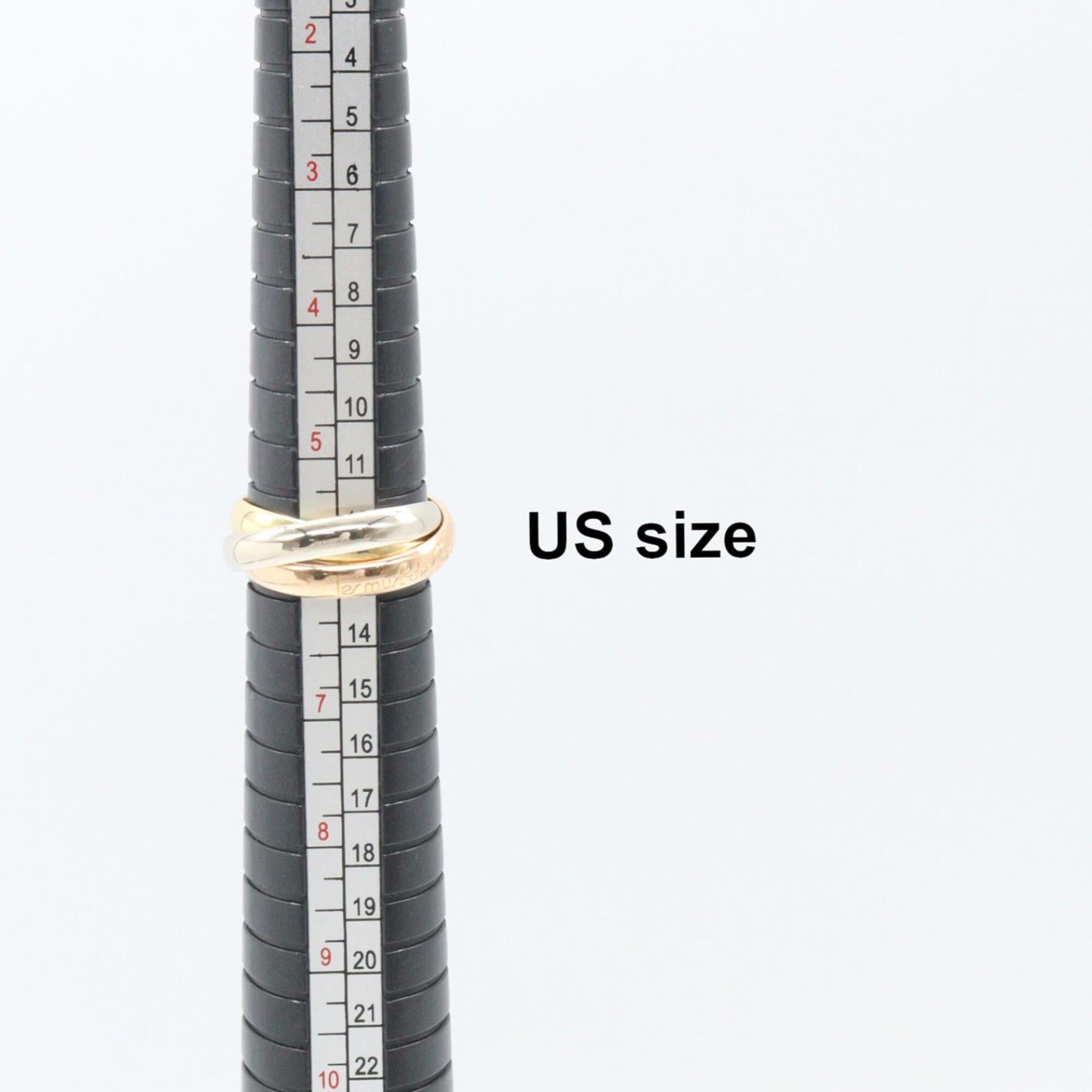 Cartier Gold Silver Yellow Gold (18K) Pink Gold (18K) White Gold (18K) Band Ring (Pre-Owned)