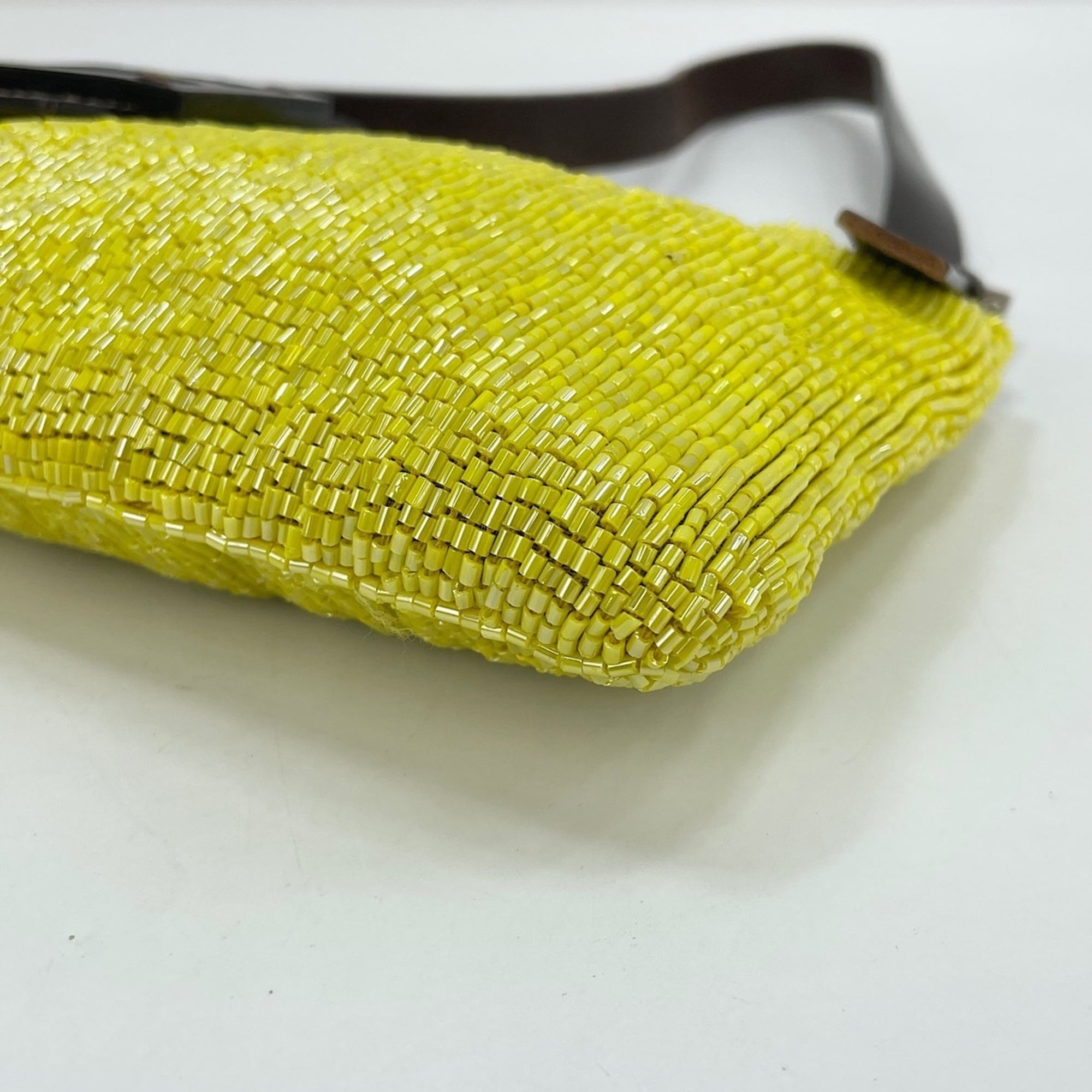 Fendi Yellow Beads Shoulder Bag (Pre-Owned)