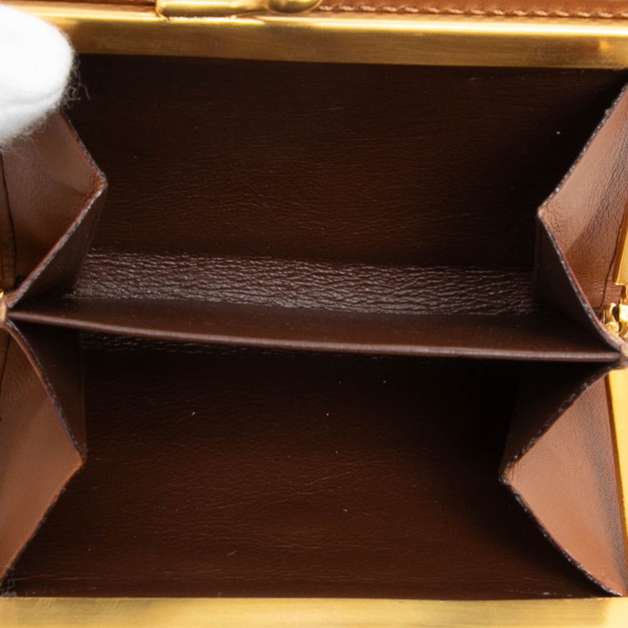 Gucci Brown Leather Coin Purse/Coin Case (Pre-Owned)