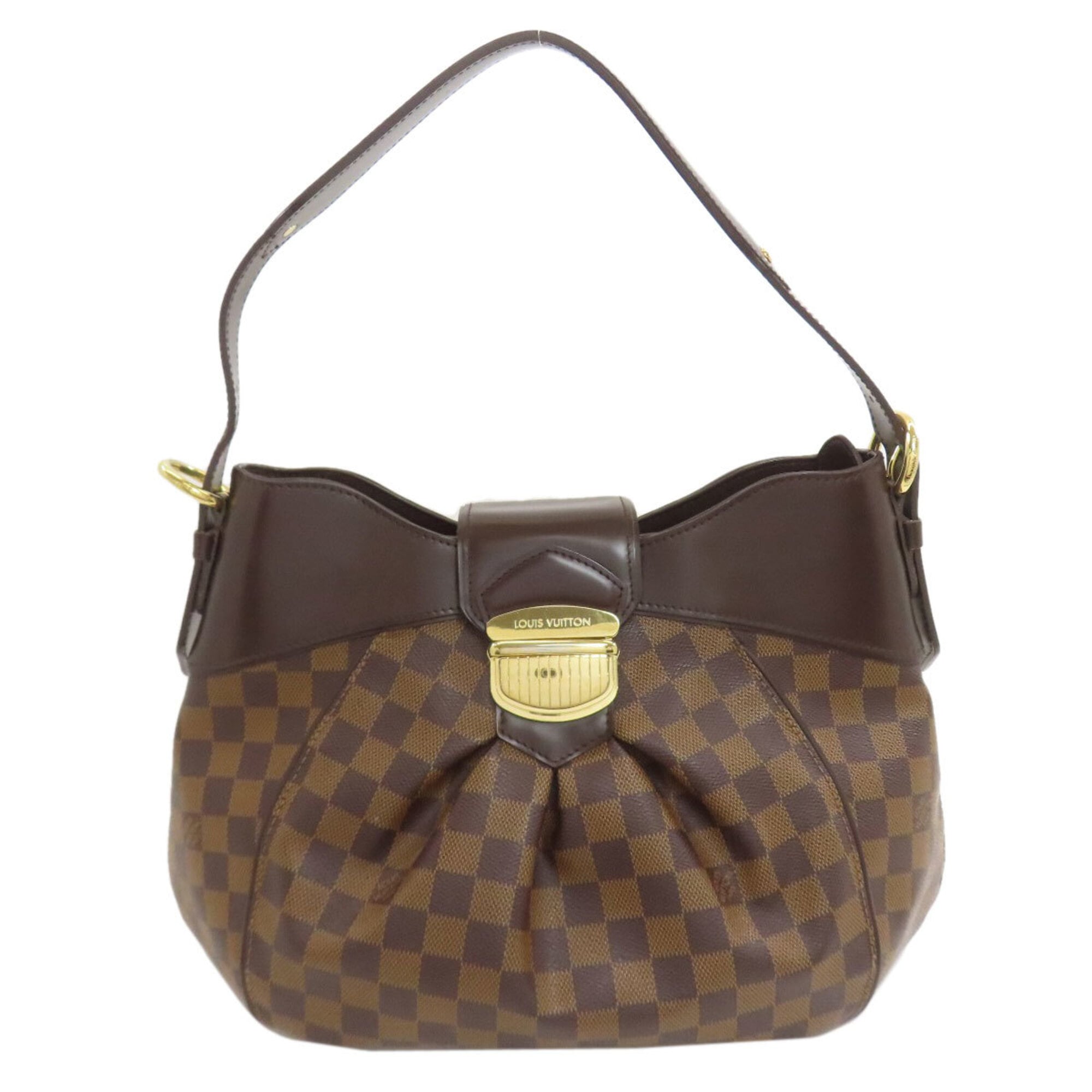 Louis Vuitton Brown Damier Canvas Ebene Damier Canvas Shoulder Bag (Pre-Owned)