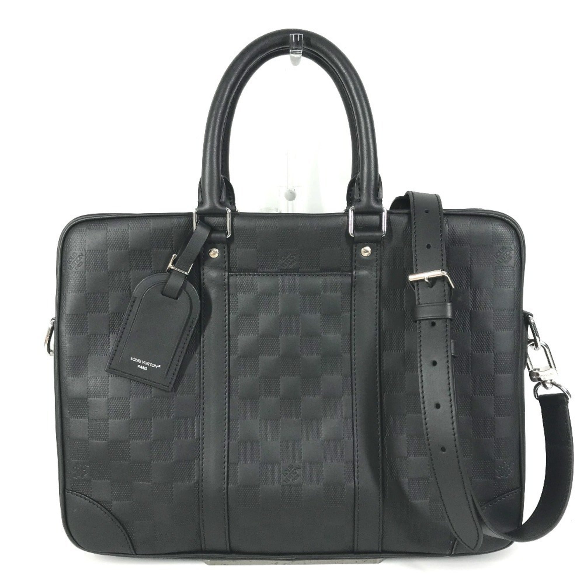 Louis Vuitton Black Infini Onyx Damier Infini Handbag Shoulder Bag (Pre-Owned)