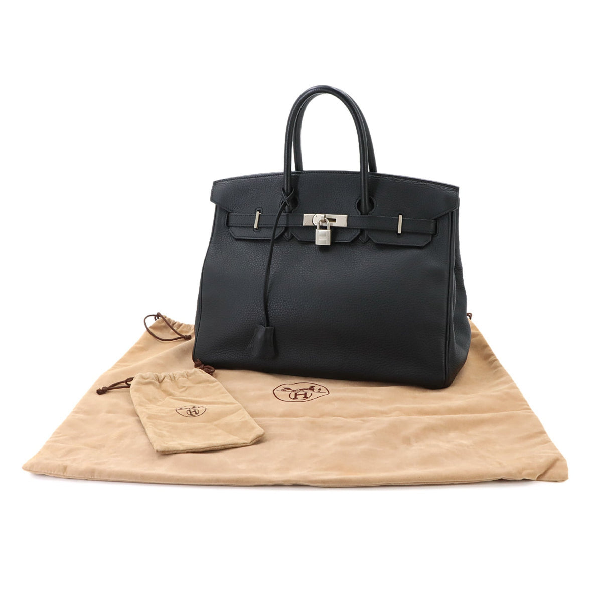 Hermes Birkin Black Togo Leather Handbag (Pre-Owned)