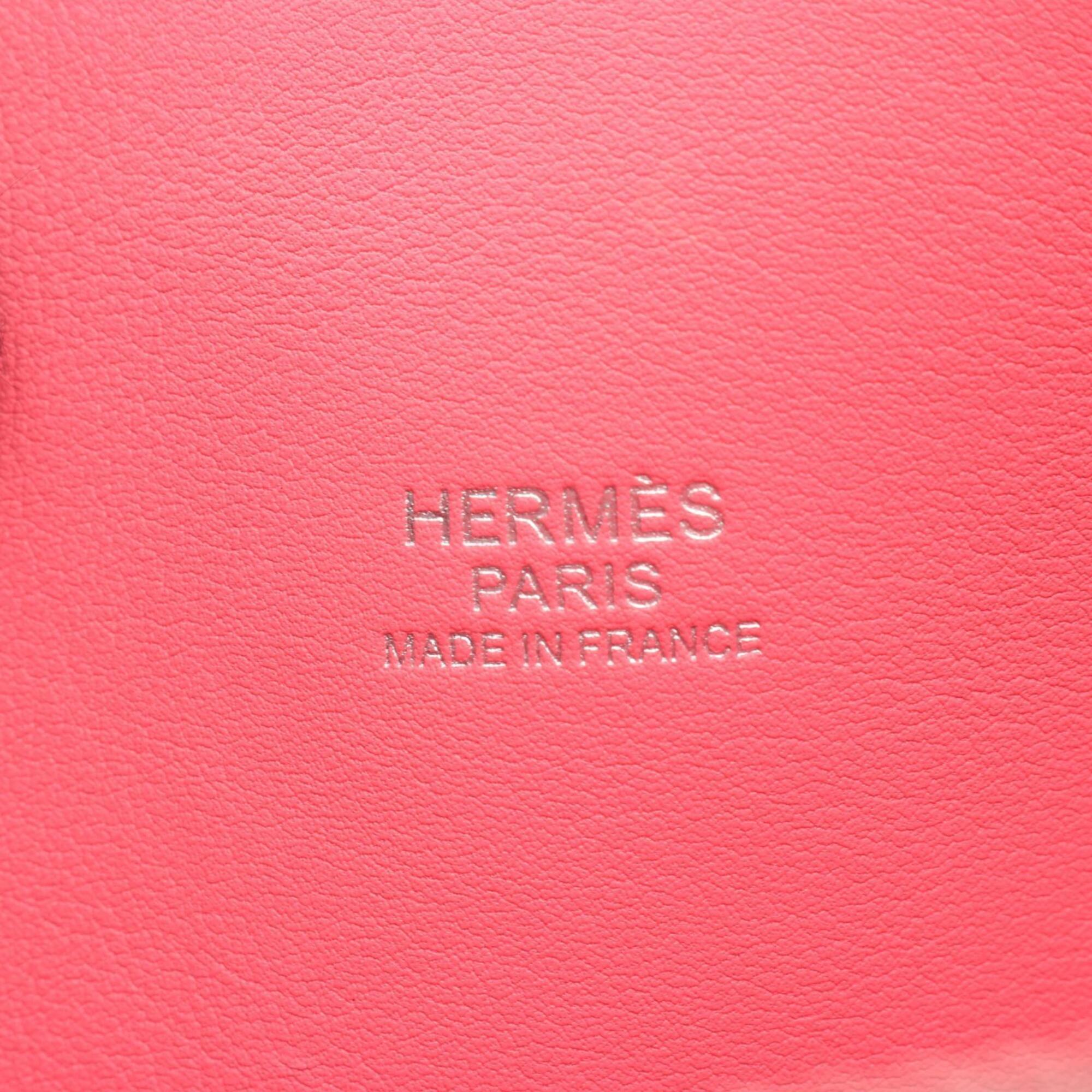 Hermes Pink Swift Leather Leather Handbag (Pre-Owned)
