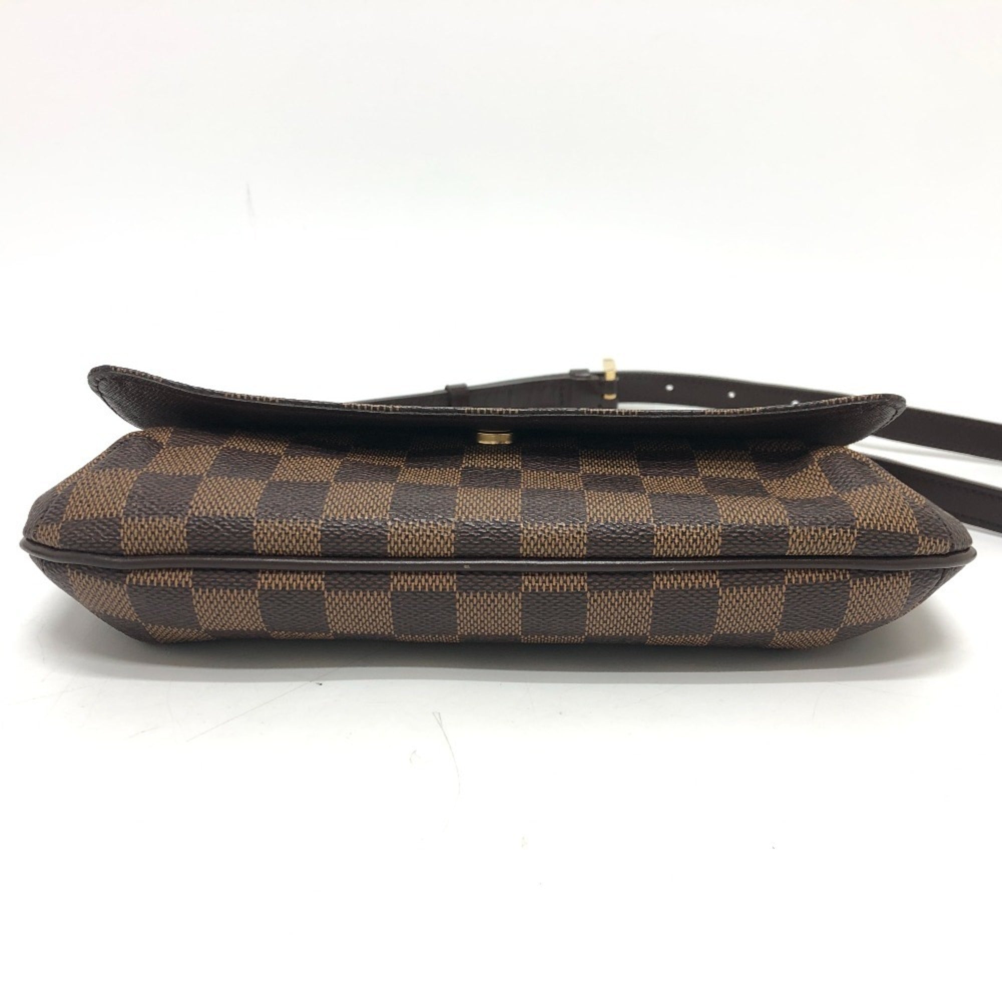 Louis Vuitton Ebene Damier Canvas Handbag Shoulder Bag (Pre-Owned)
