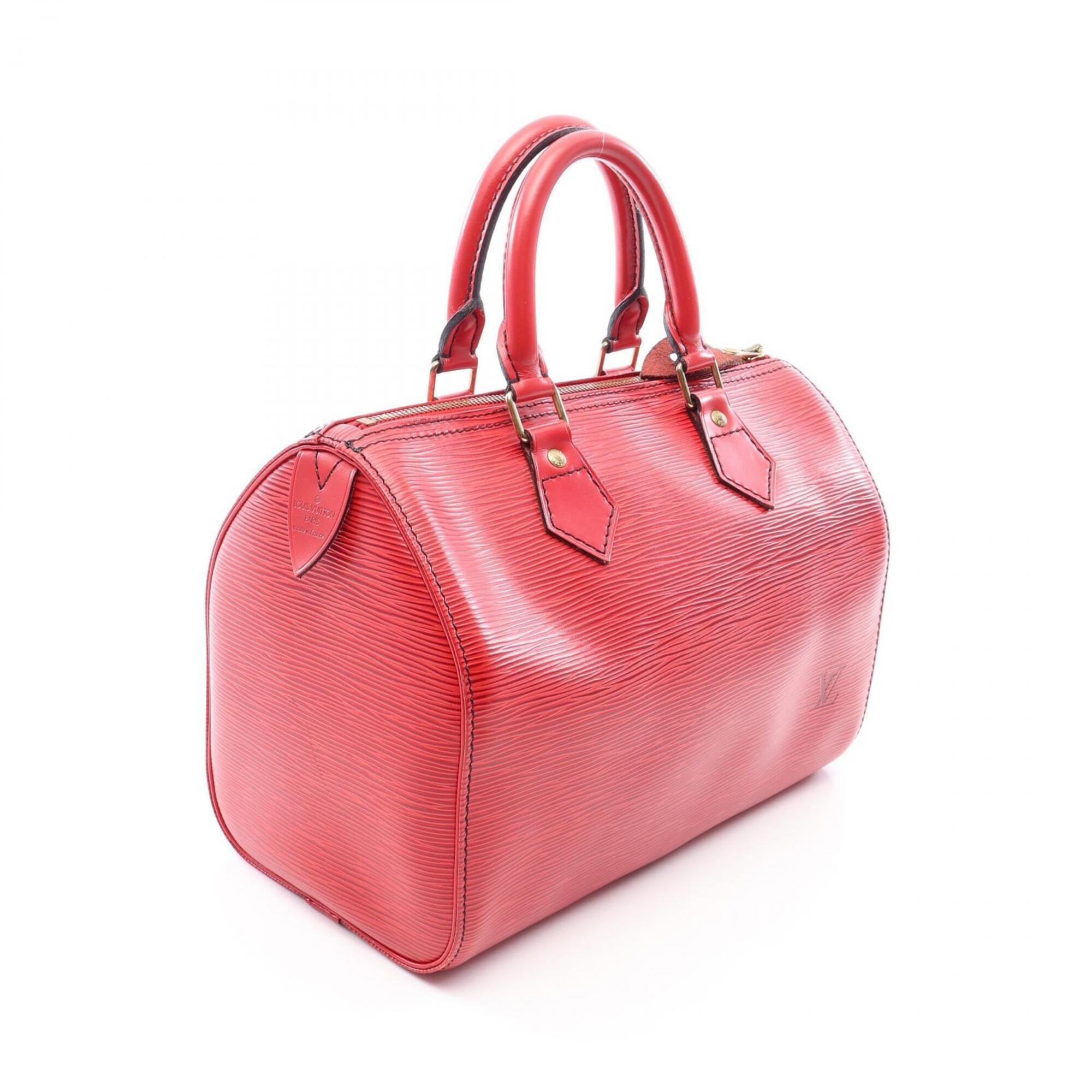 Louis Vuitton Castilian Red Red Color Leather Handbag (Pre-Owned)