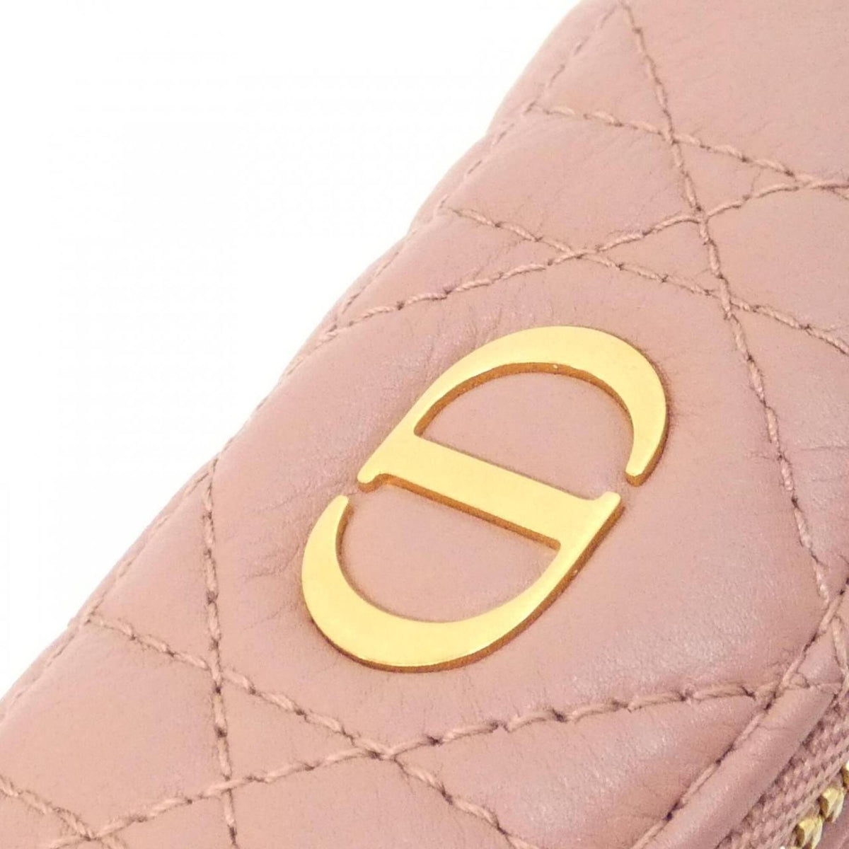 Christian Dior Pink Leather Handbag Pouch (Pre-Owned)