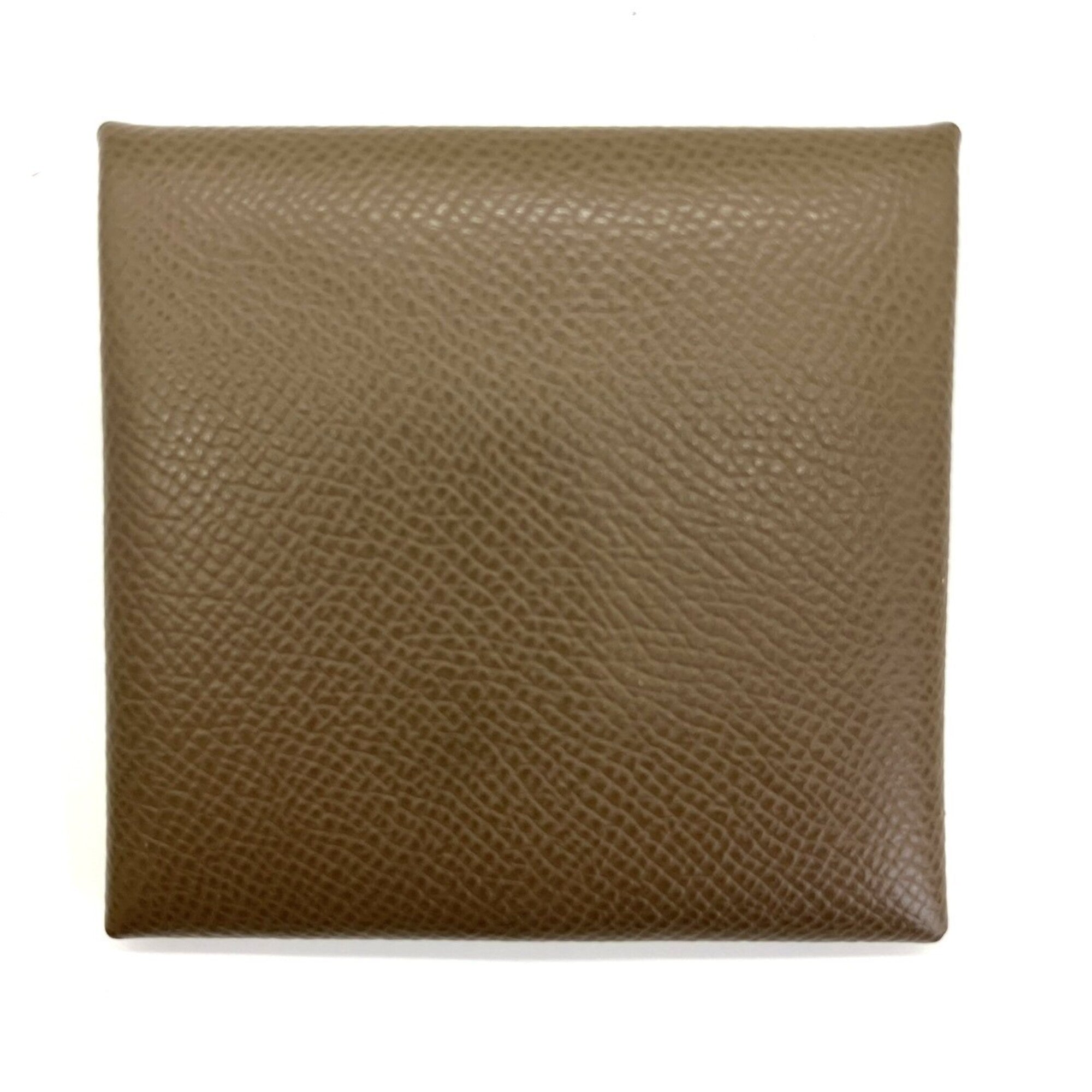 Hermes Etoupe Gray Gray Epsom Leather Coin Purse/Coin Case (Pre-Owned)