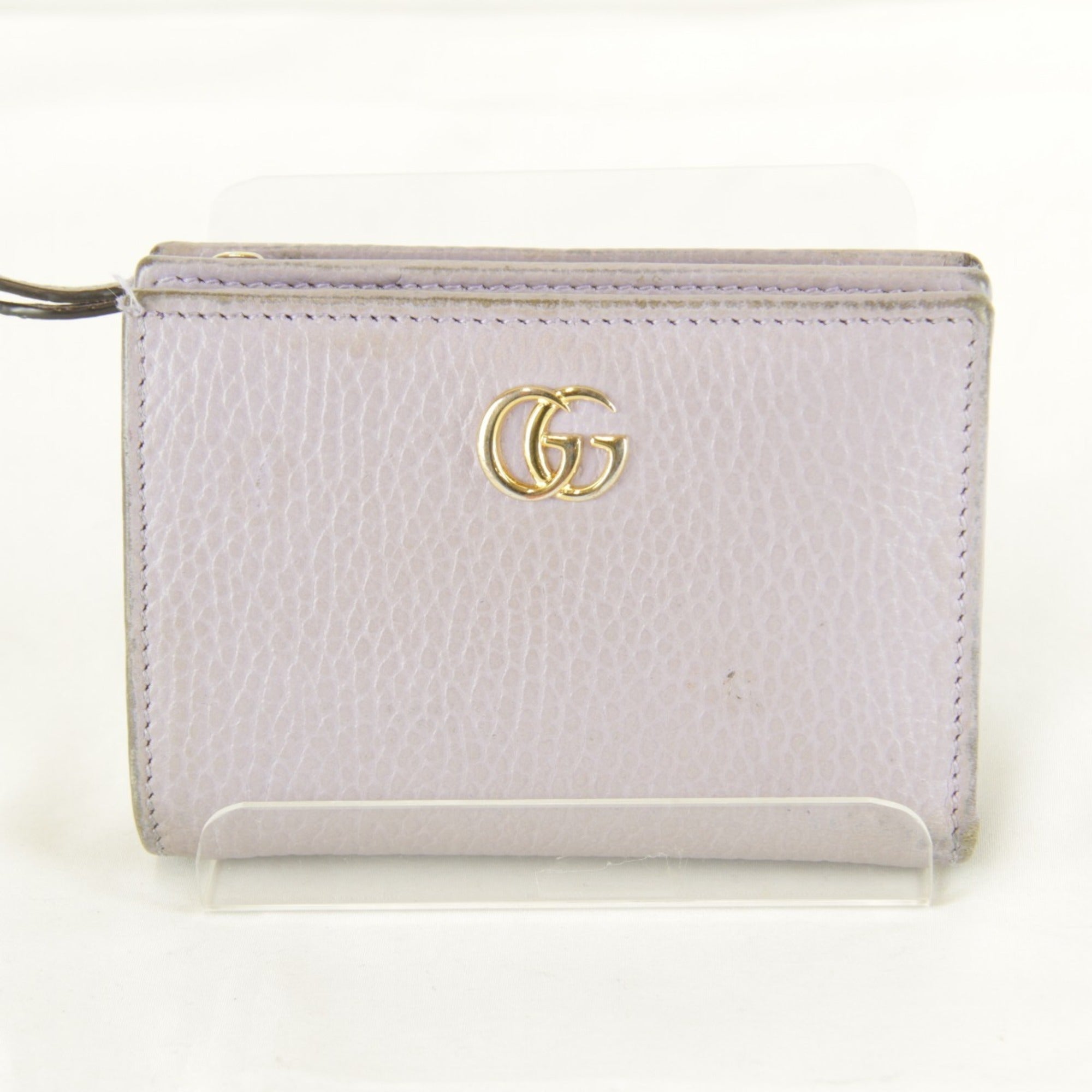 Gucci Purple Leather Wallet (Bi-Fold) (Pre-Owned)