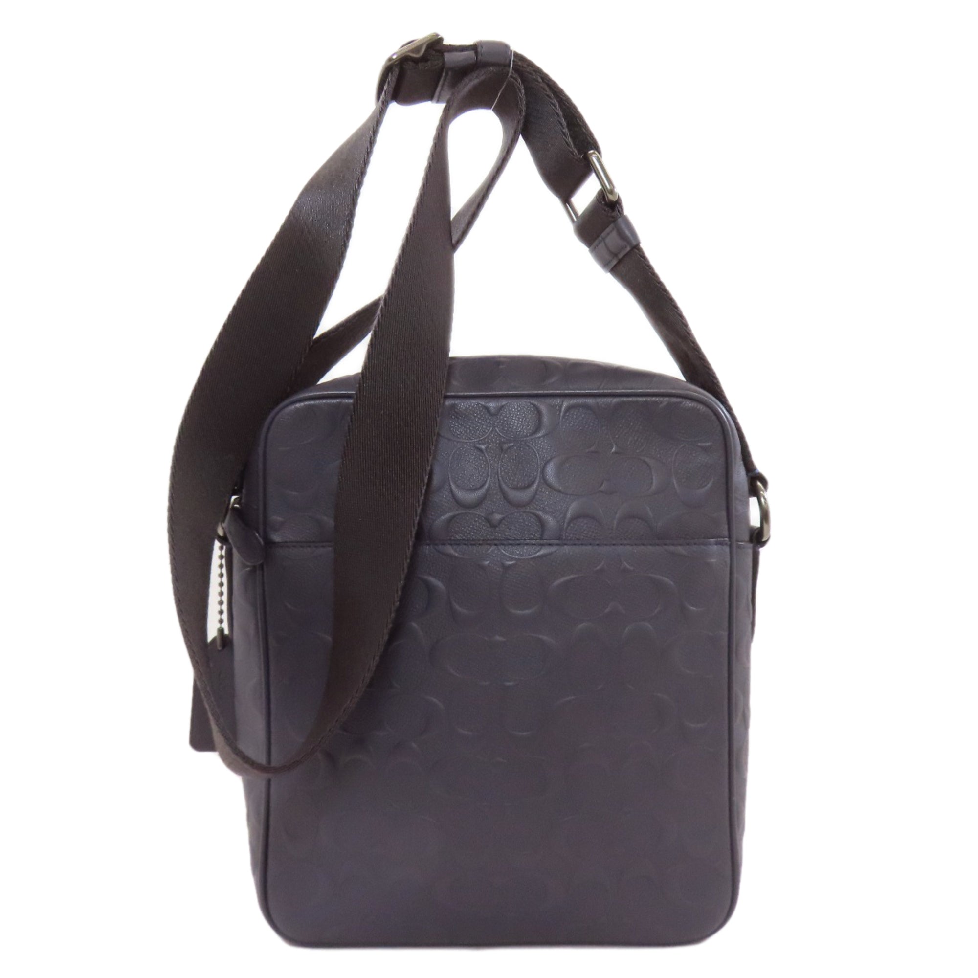 Coach Navy Pvc Shoulder Bag (Pre-Owned)