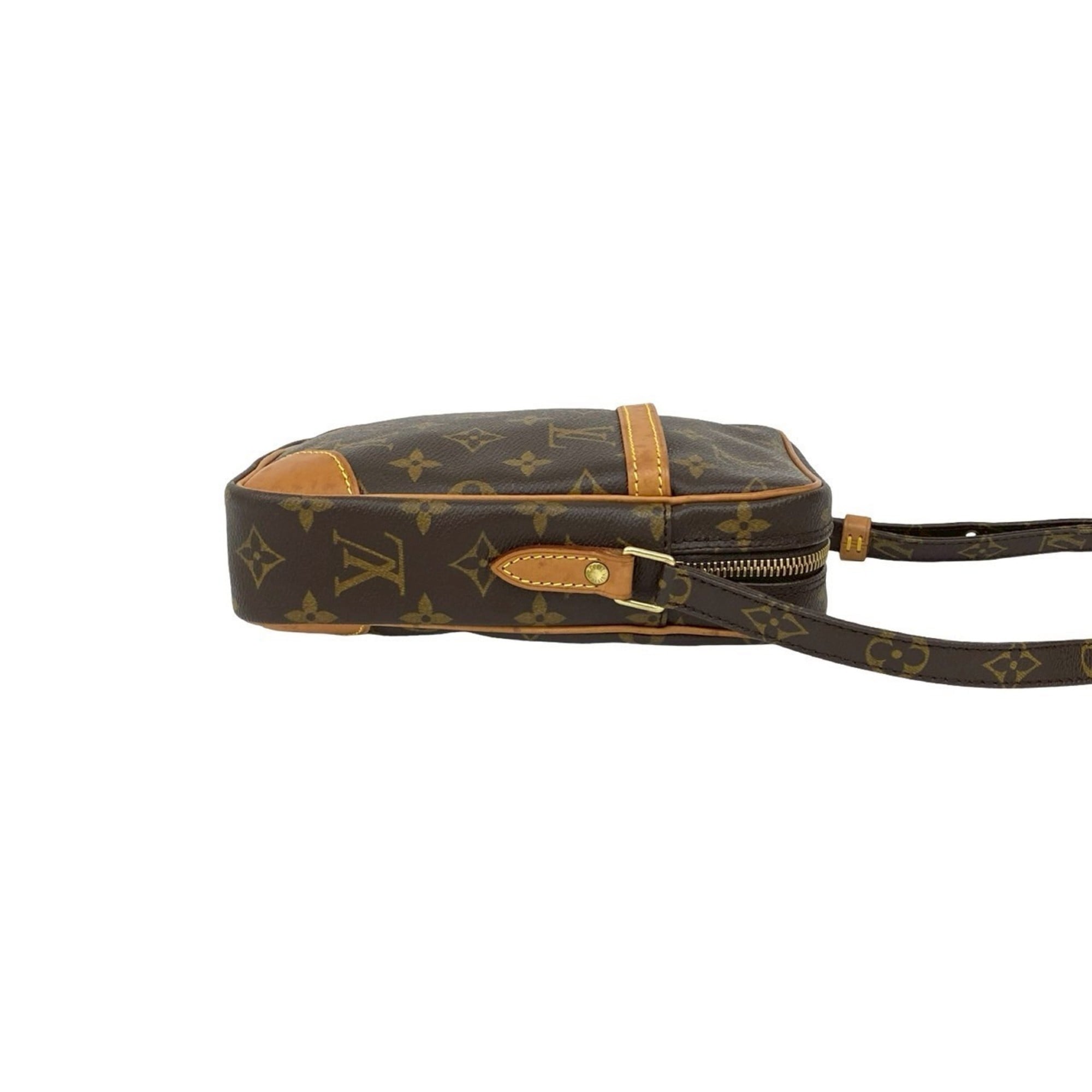 Louis Vuitton Brown Pvc Leather Pochette Shoulder Bag (Pre-Owned)