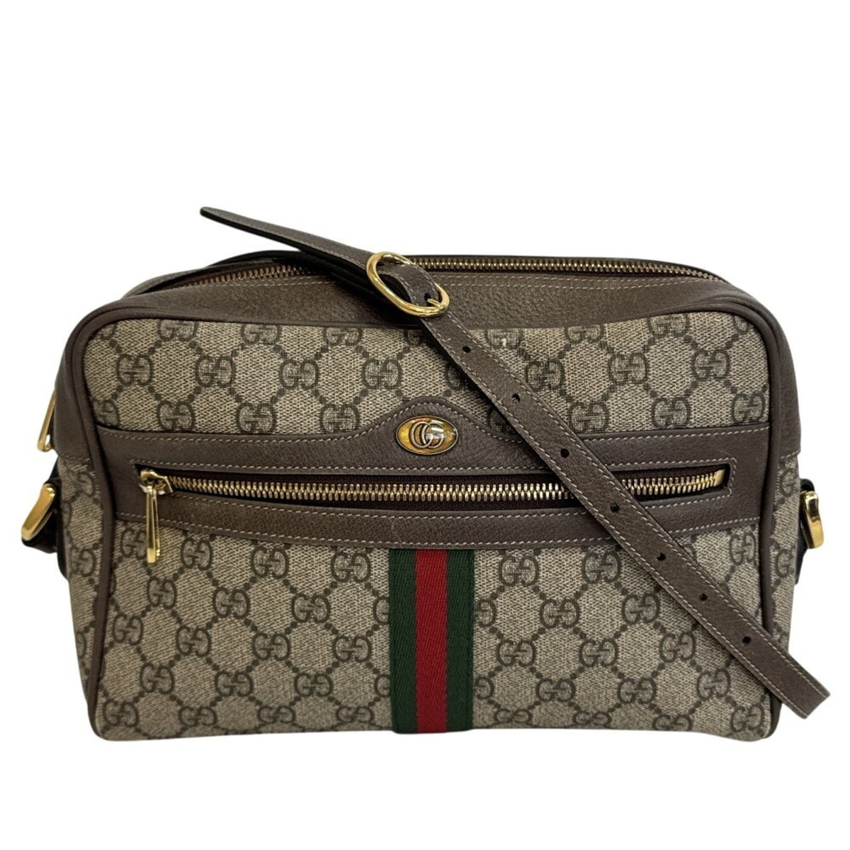 Gucci Brown Pvc Shoulder Bag (Pre-Owned)
