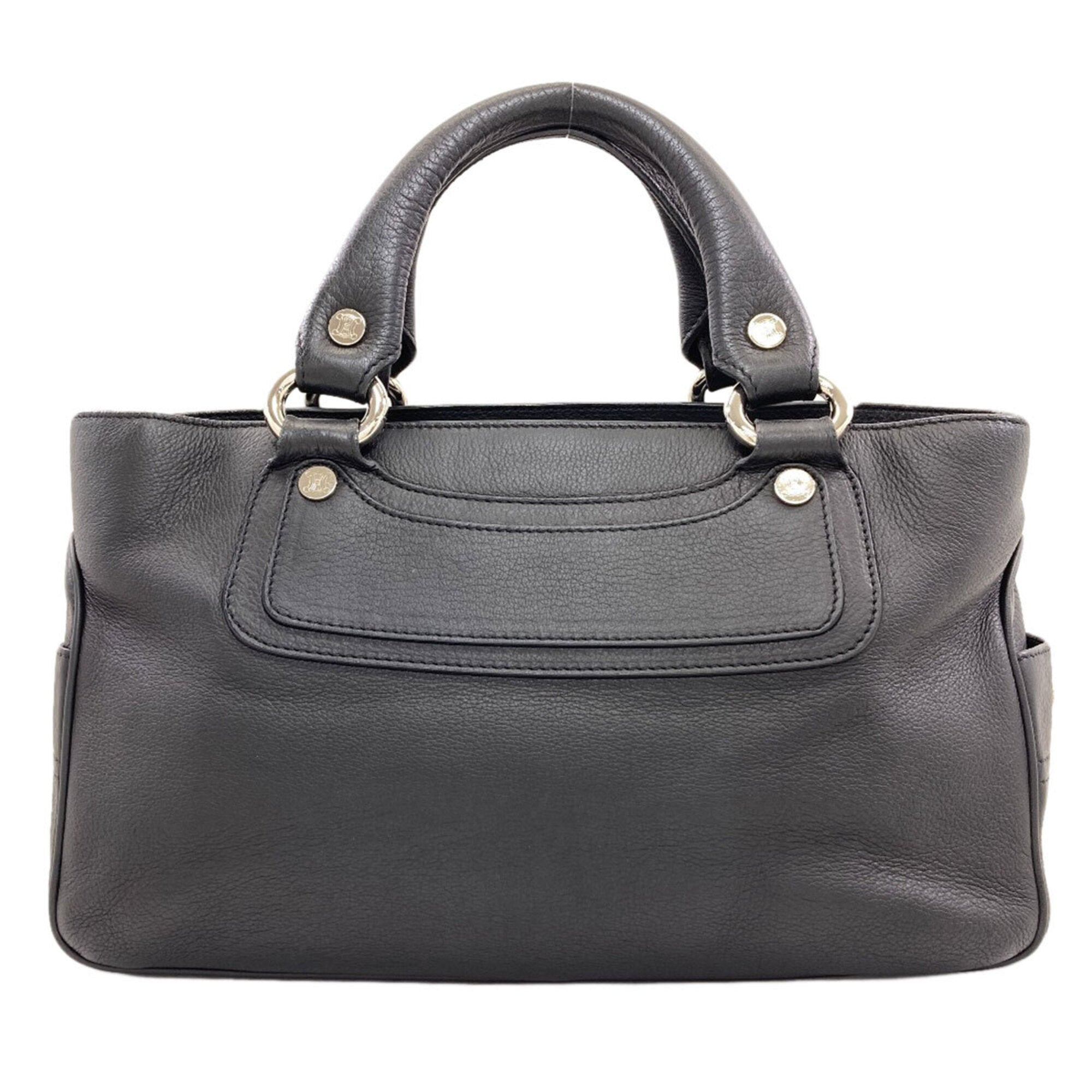 Celine Boogie Black Leather Handbag (Pre-Owned)
