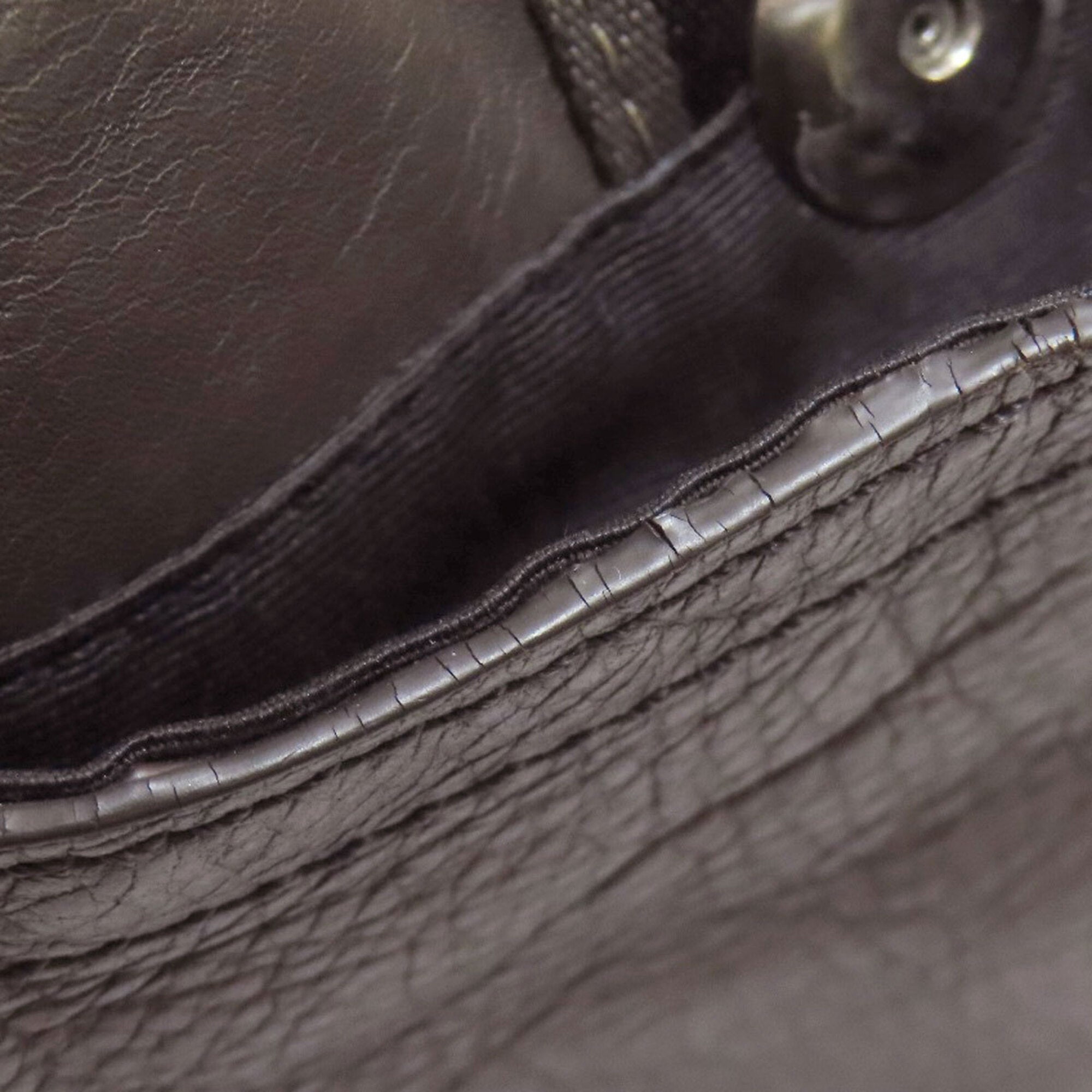 Coach Khaki Brown Leather Handbag (Pre-Owned)