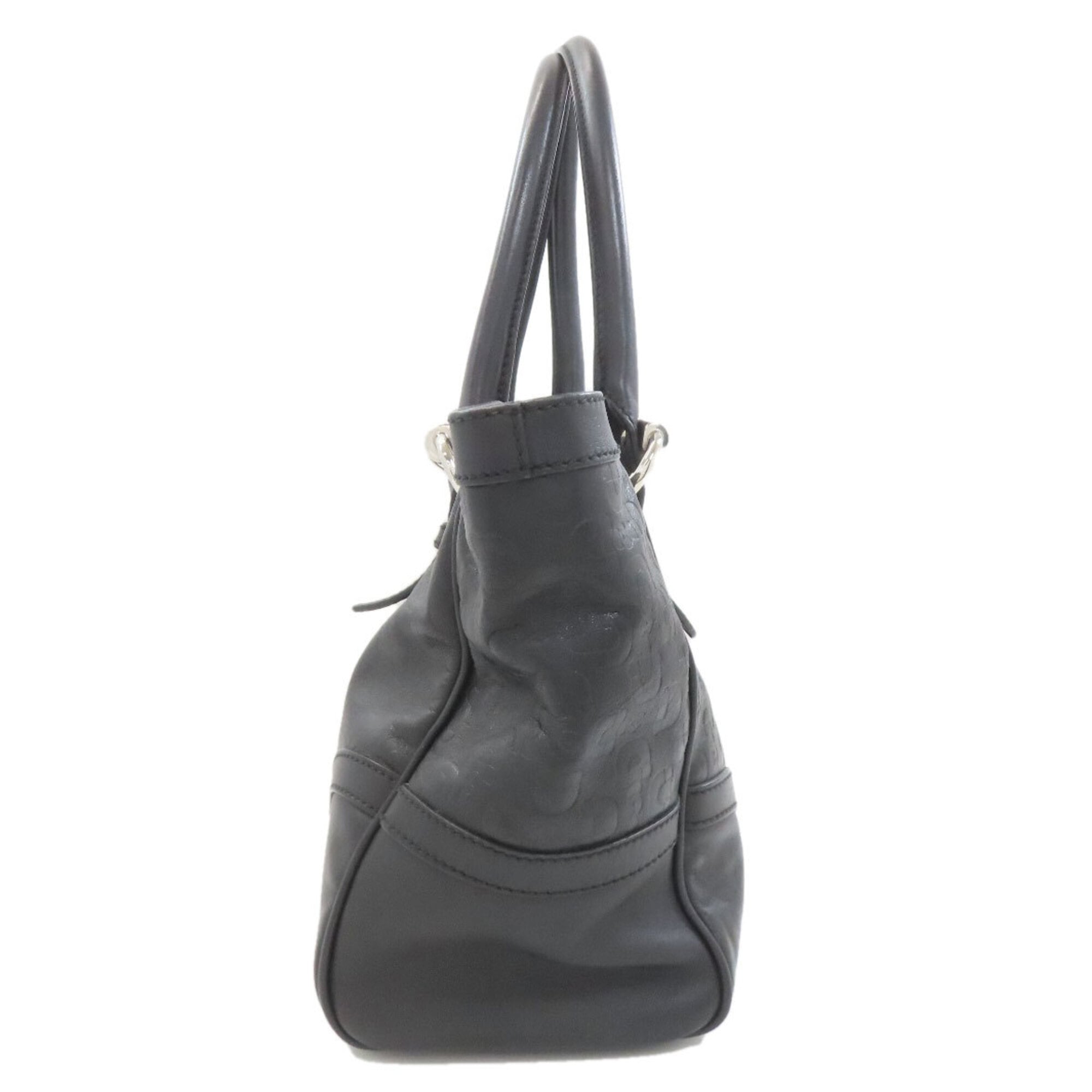 Gucci Horsebit Black Leather Tote Bag (Pre-Owned)