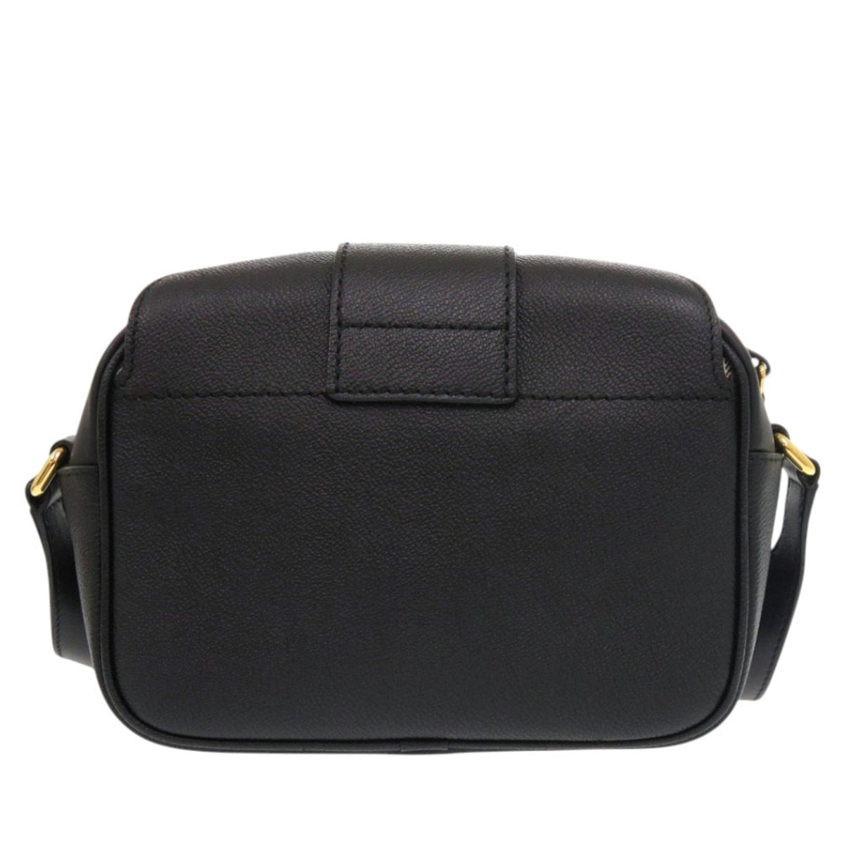 Burberry Black Leather Shoulder Bag (Pre-Owned)