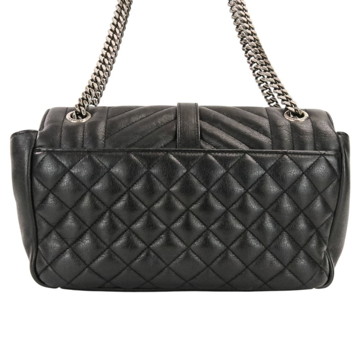 Yves Saint Laurent Black Leather Shoulder Bag (Pre-Owned)
