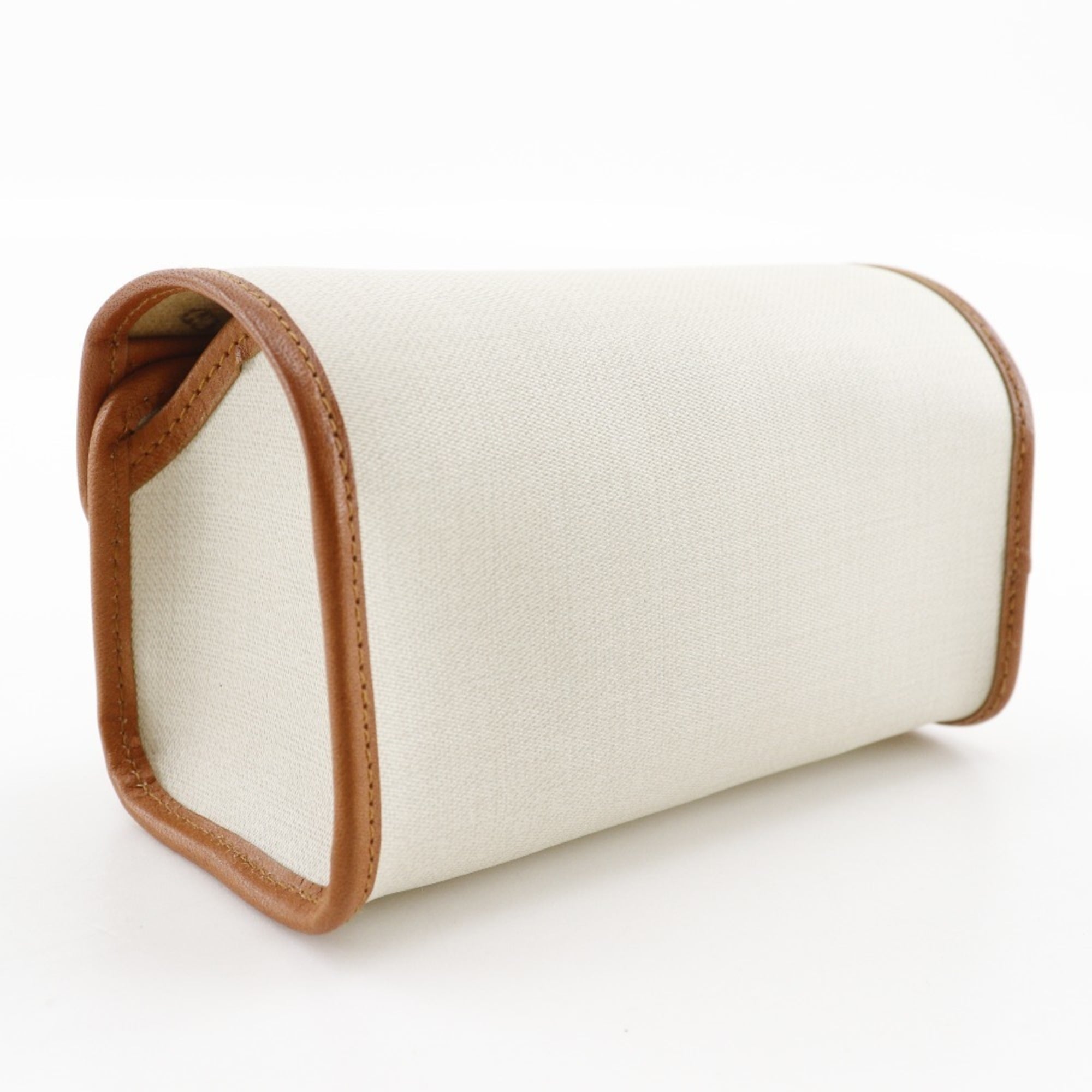 Christian Dior Off-White Pvc Pouch (Pre-Owned)