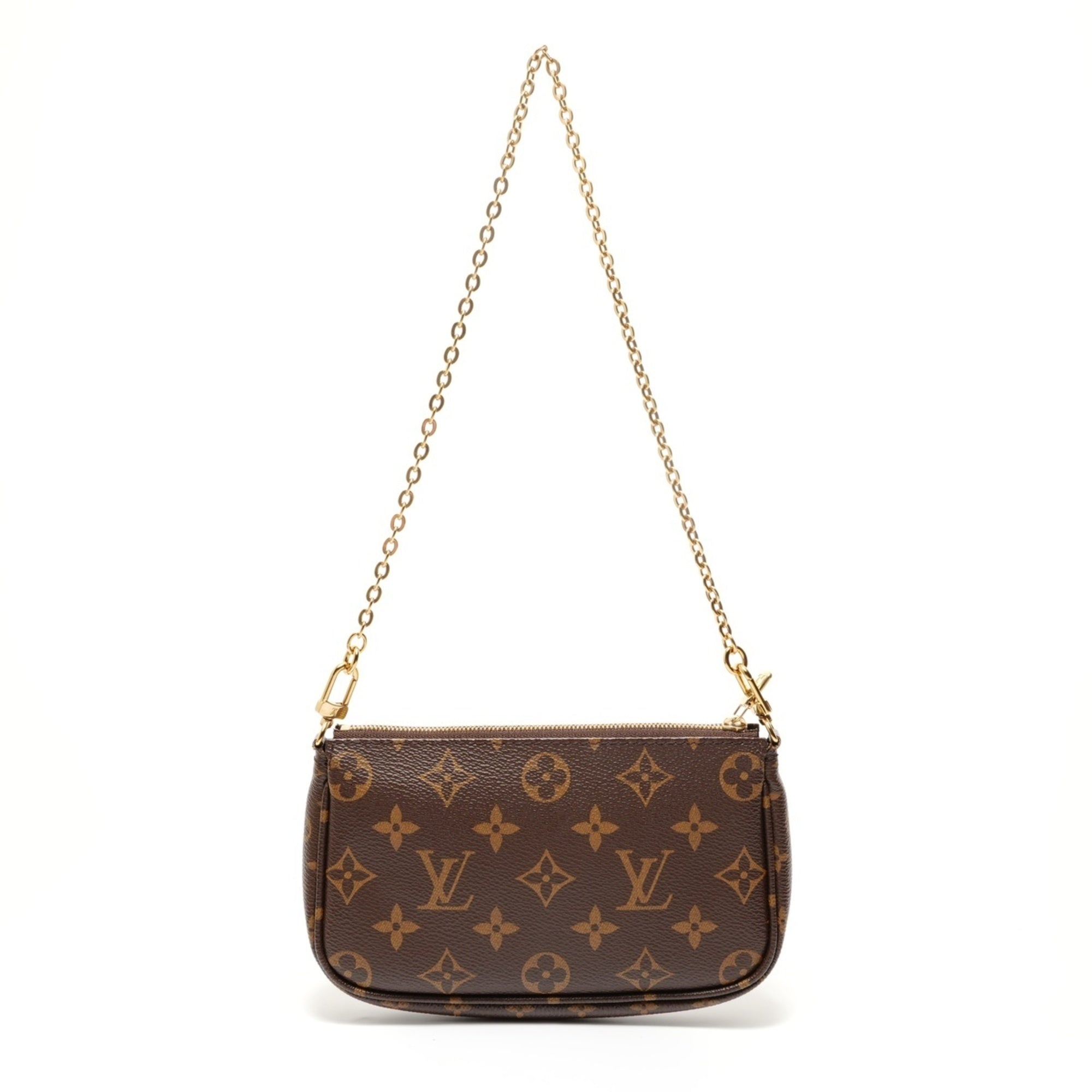 Louis Vuitton Monogram Brown Monogram Pochette Shoulder Bag (Pre-Owned)