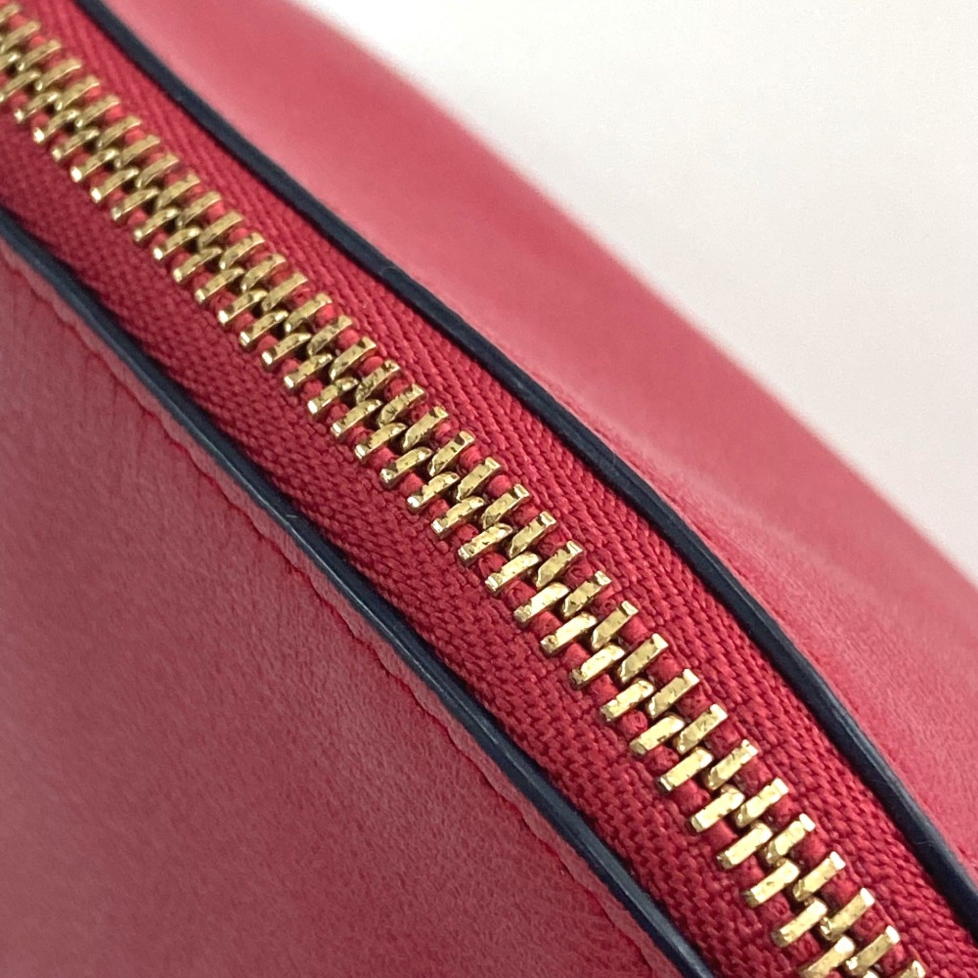 Loewe Red Leather Pouch (Pre-Owned)