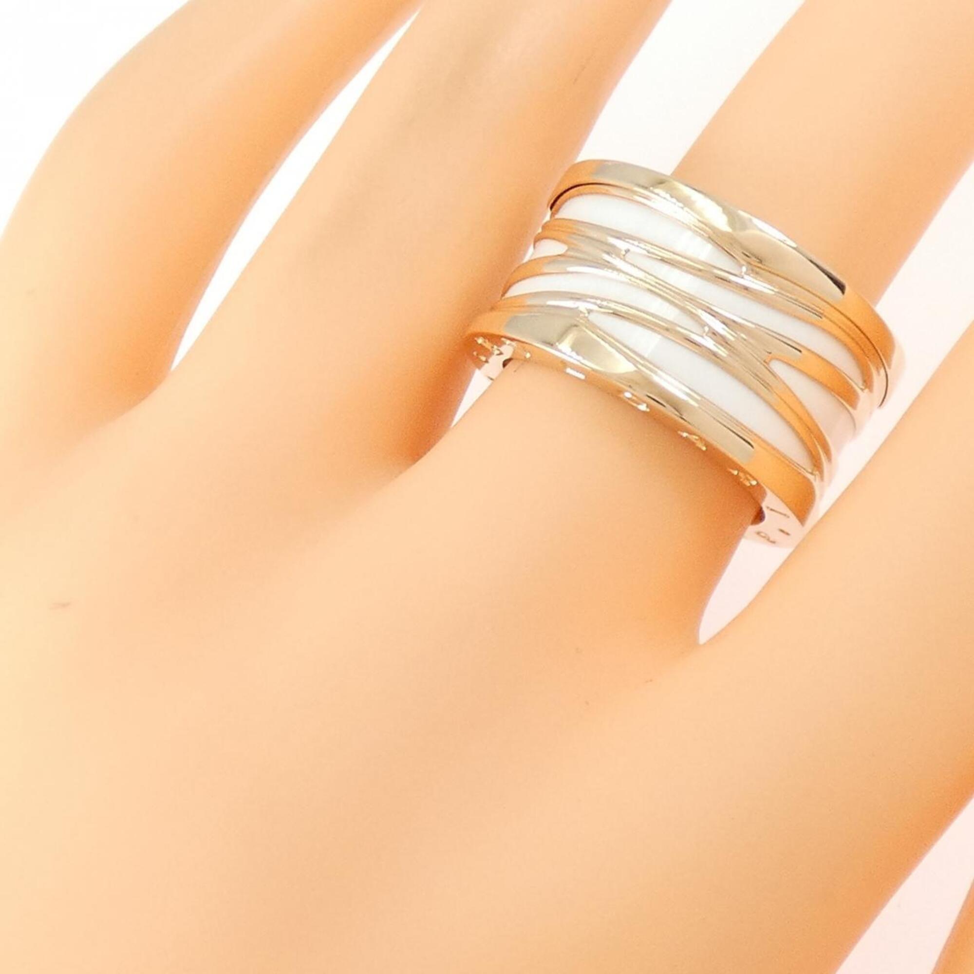 Bvlgari Pink Gold (18K) Ceramic Band Ring (Pre-Owned)
