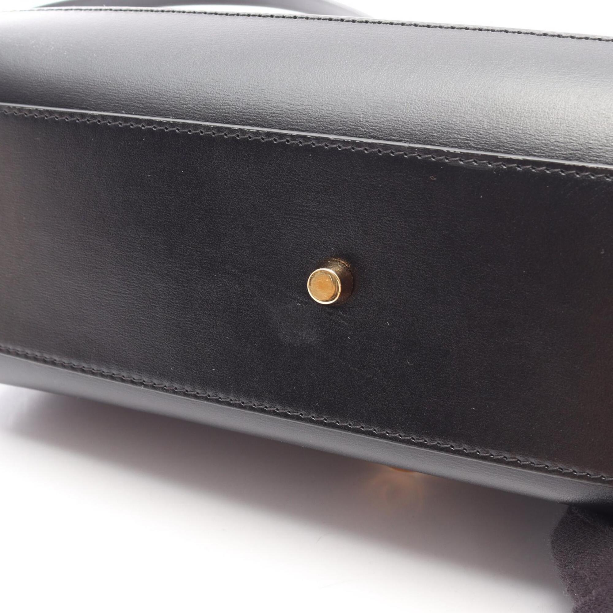 Gucci Black Leather Handbag (Pre-Owned)
