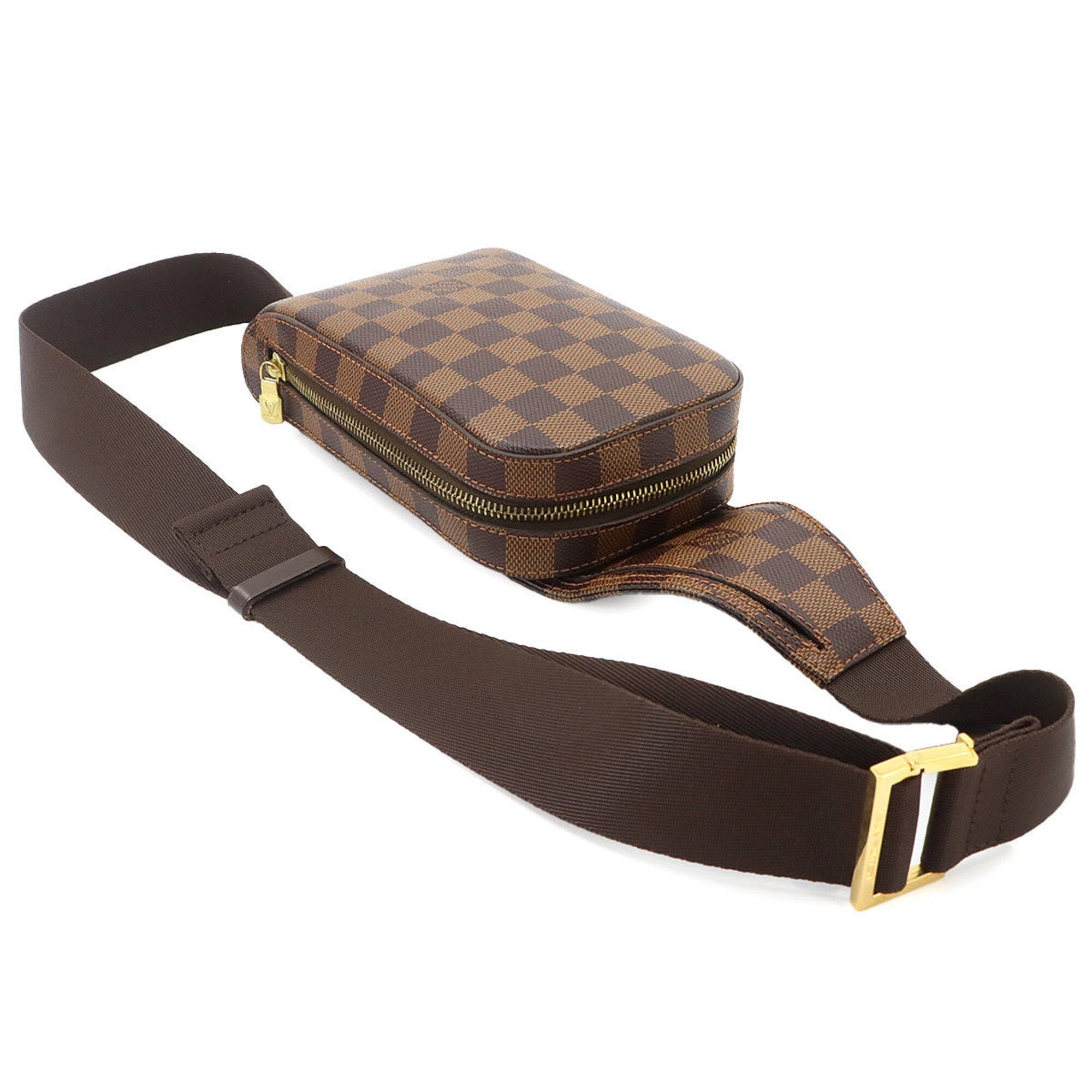 Louis Vuitton Brown Damier Canvas Ebene Damier Canvas Sling Bag (Pre-Owned)
