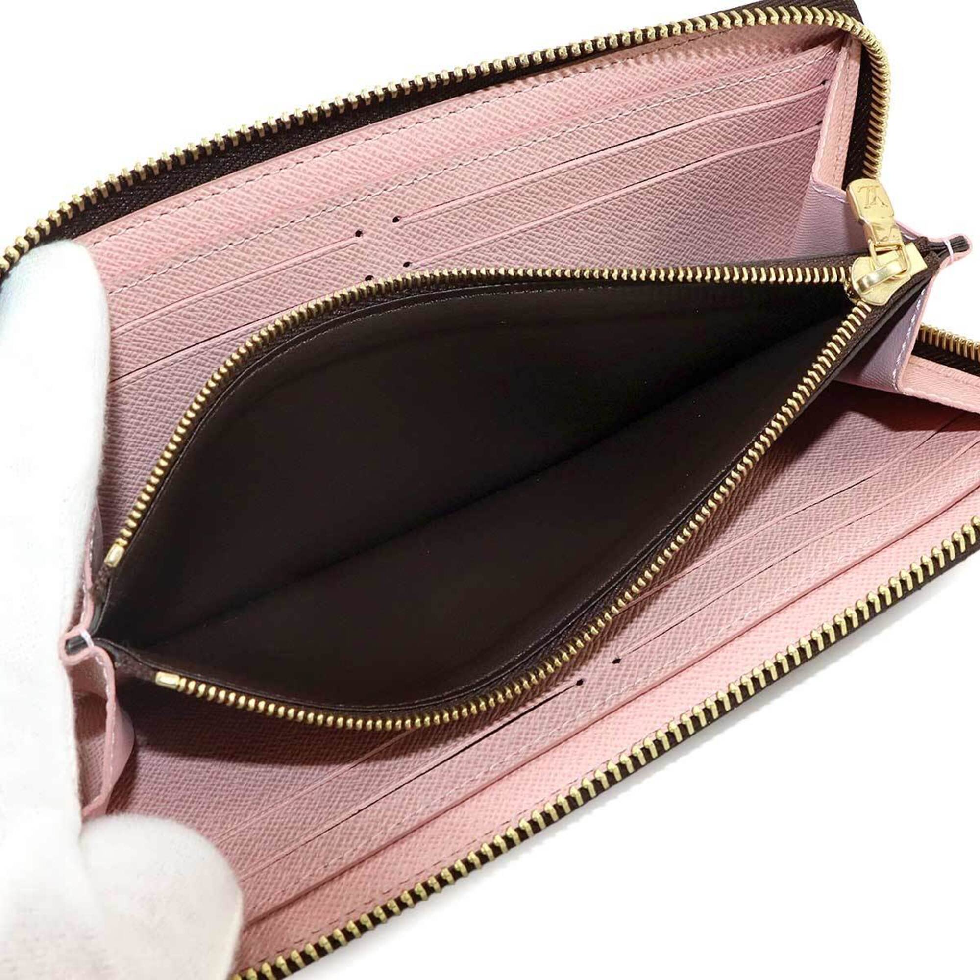 Louis Vuitton Monogram Rose Ballerine Monogram Canvas Long Wallet (Bi-Fold) (Pre-Owned)