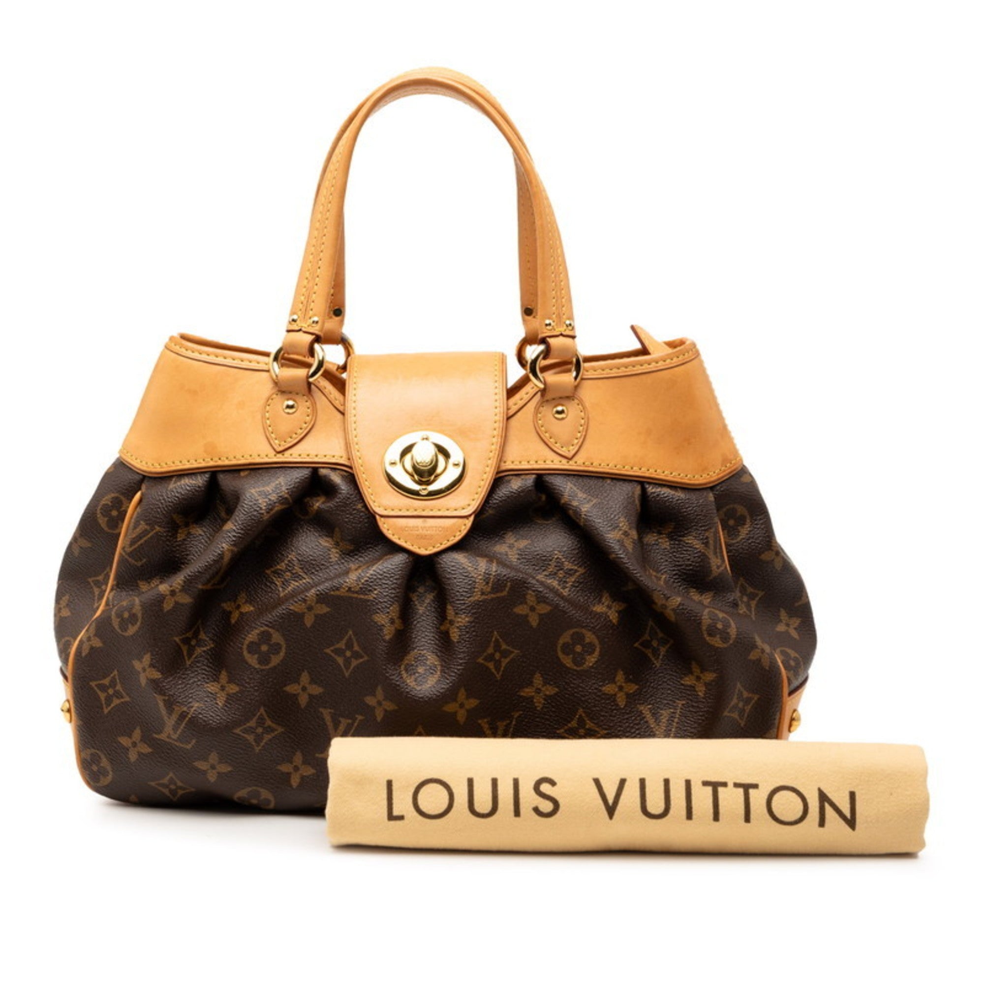 Louis Vuitton Brown Monogram Pvc Leather Handbag (Pre-Owned)
