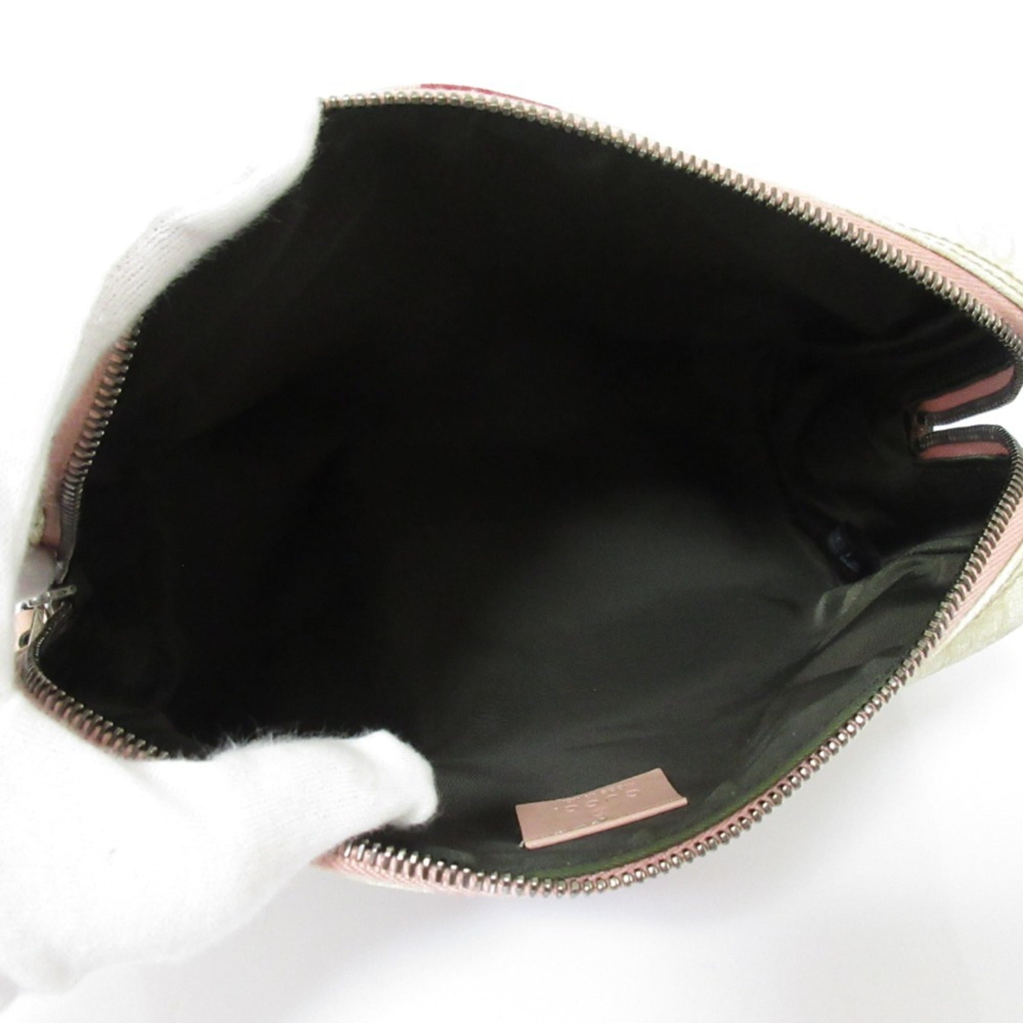 Gucci Pink White Clutch Bag (Pre-Owned)