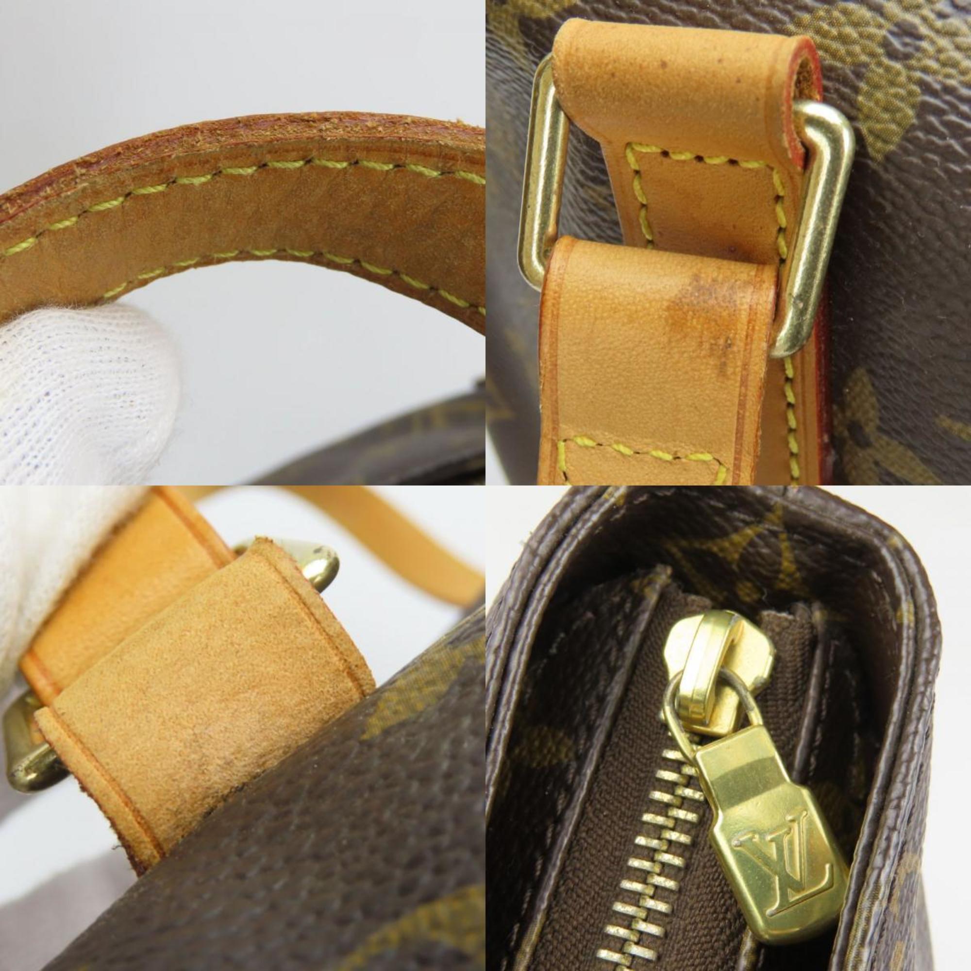 Louis Vuitton Brown Monogram Leather Tote Bag (Pre-Owned)
