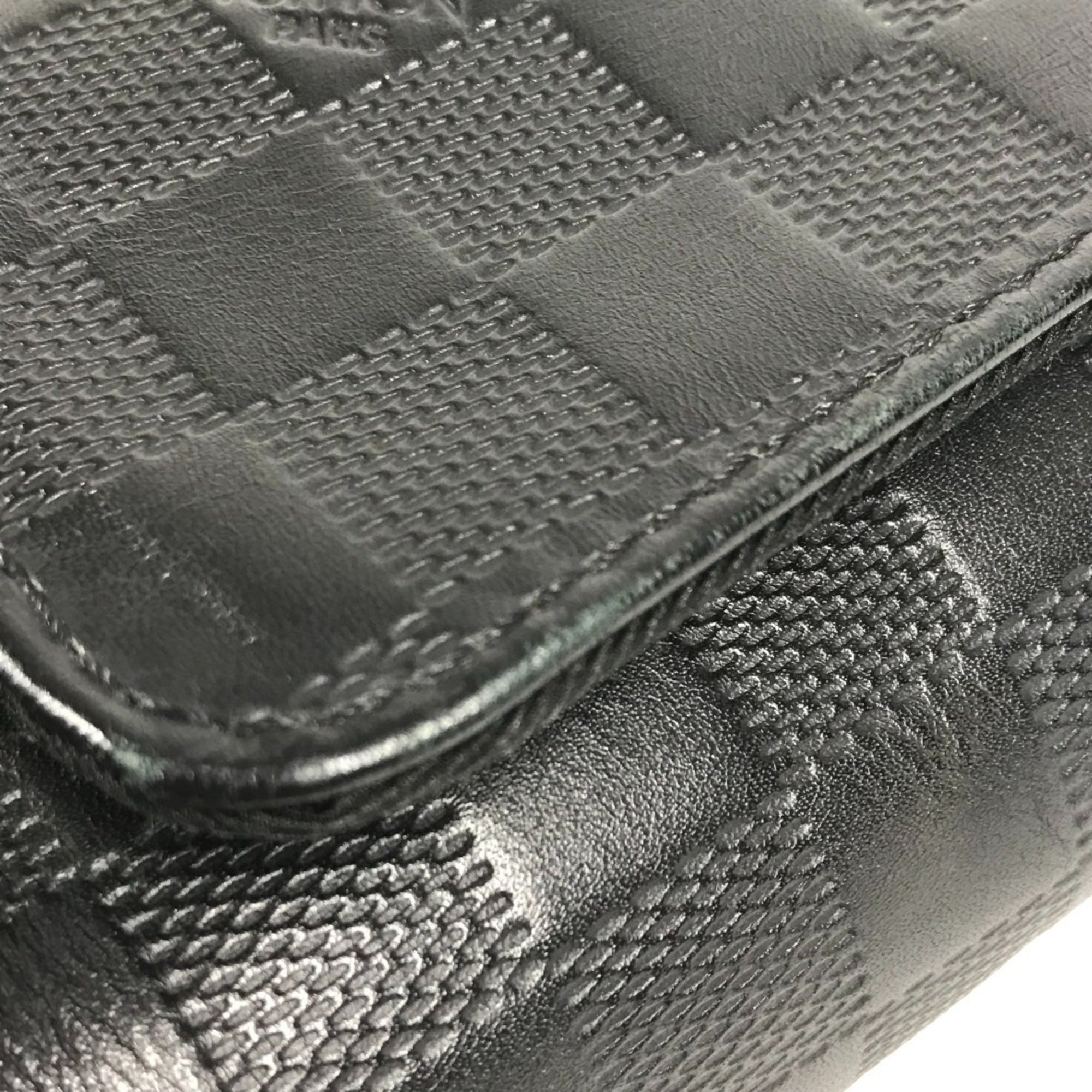 Louis Vuitton Black Onyx Damier Infini Leather Shoulder Bag (Pre-Owned)