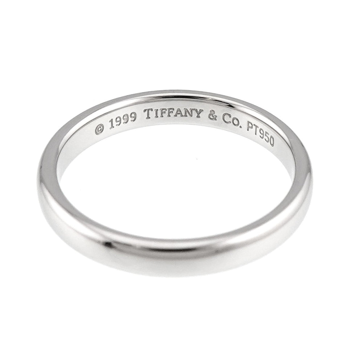 Tiffany Platinum 950 Band Ring (Pre-Owned)