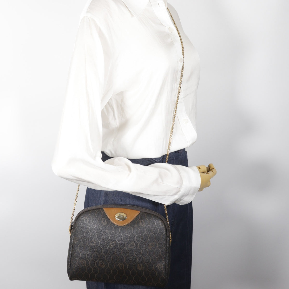 Christian Dior Black Pvc Shoulder Bag (Pre-Owned)