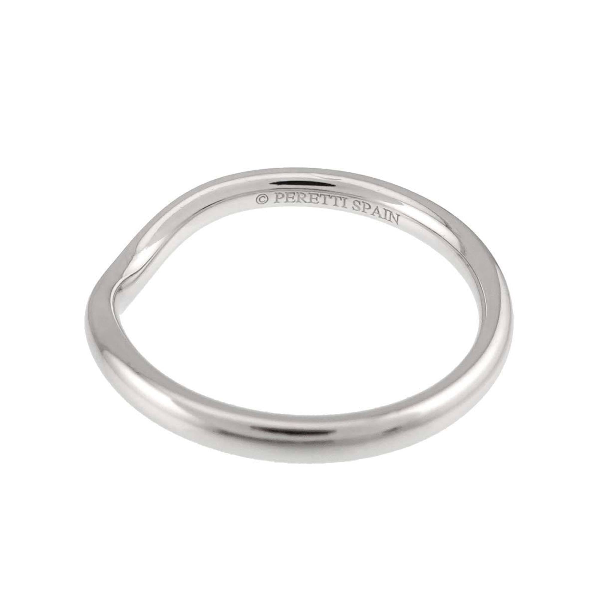 Tiffany Platinum Platinum 950 Band Ring (Pre-Owned)