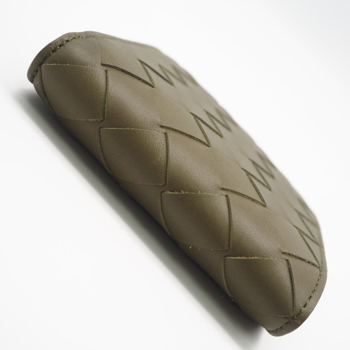 Bottega Veneta Intrecciato Khaki Leather Wallet (Bi-Fold) (Pre-Owned)
