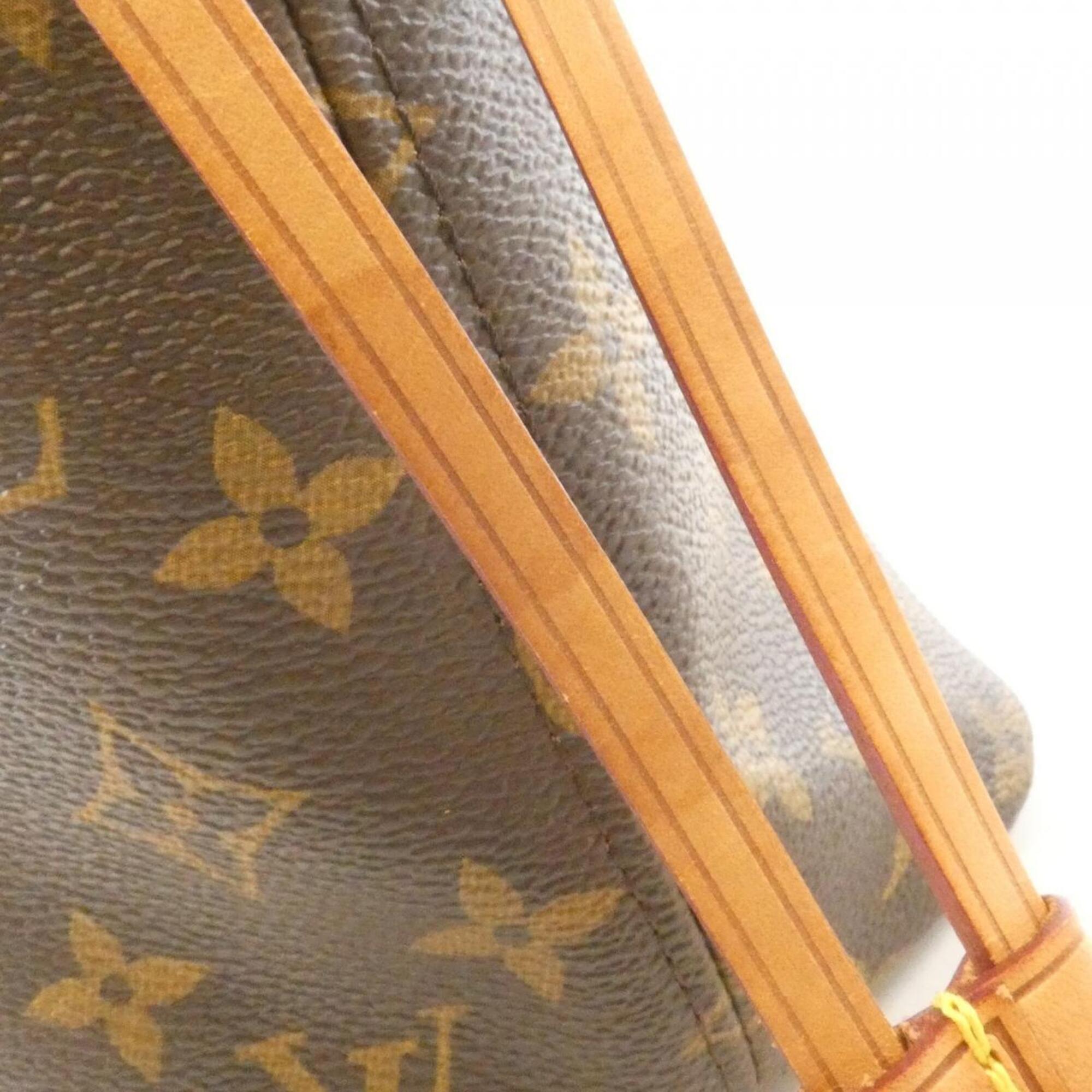 Louis Vuitton Marron Coated Canvas Handbag (Pre-Owned)
