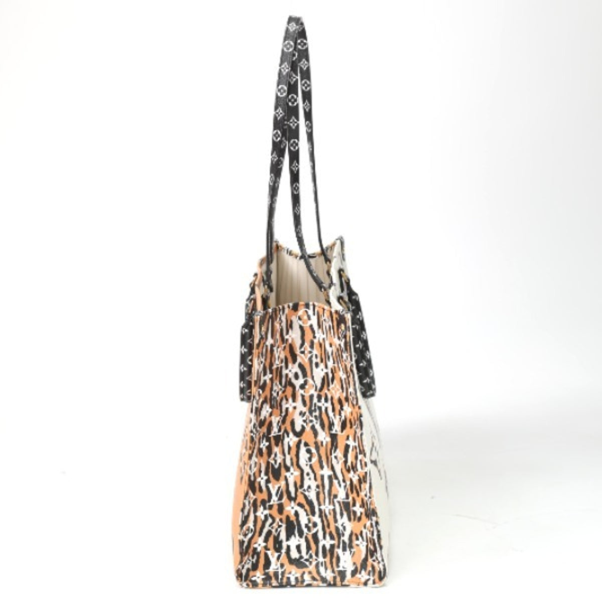 Louis Vuitton Orange White Tote Bag (Pre-Owned)